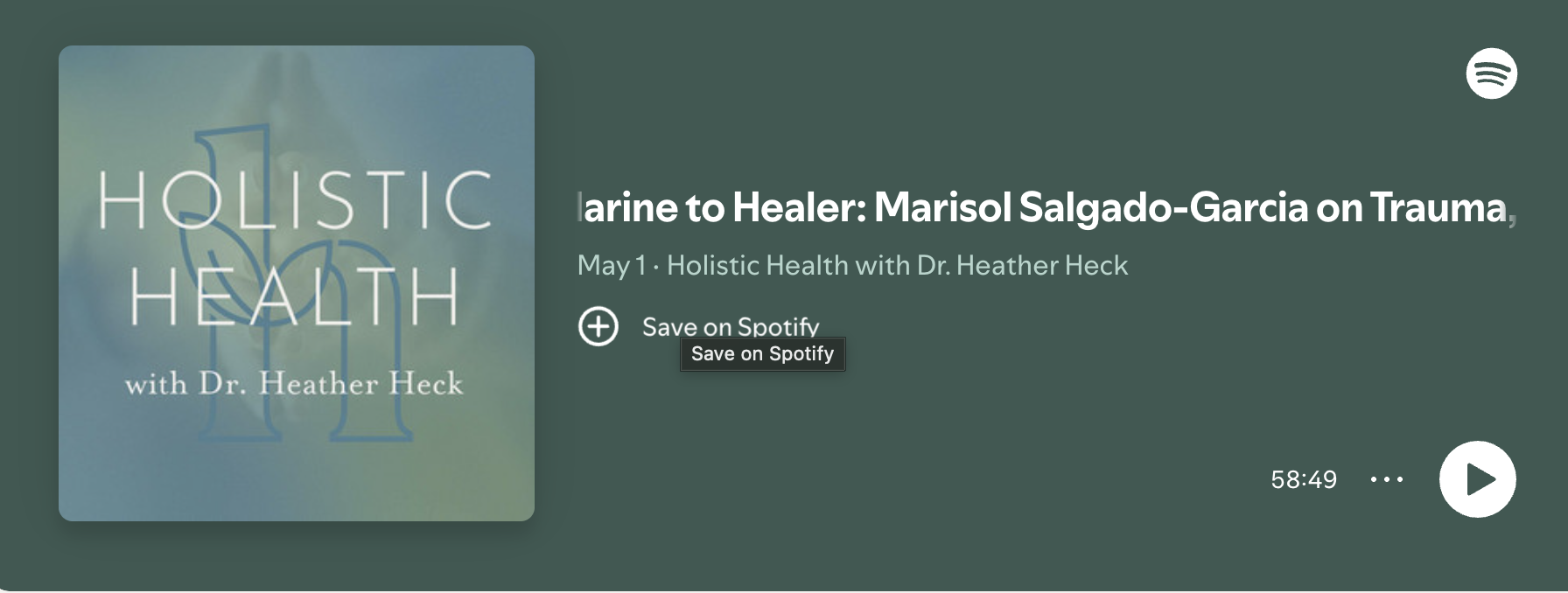EP. 51: From Marine to Healer:                                  Marisol Salgado Garcia