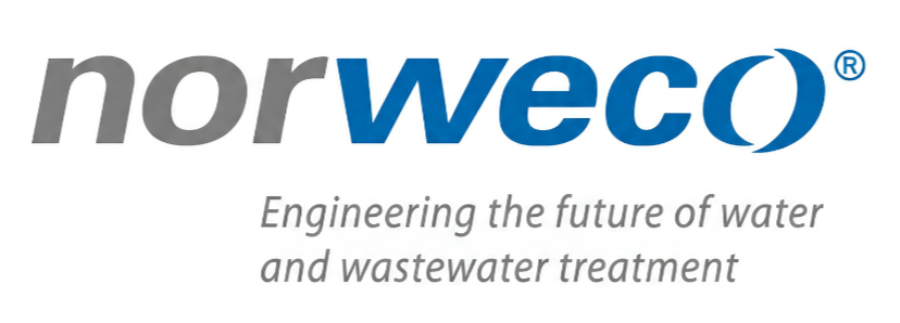 Norweco logo with the tagline 'Engineering the future of water and wastewater treatment'