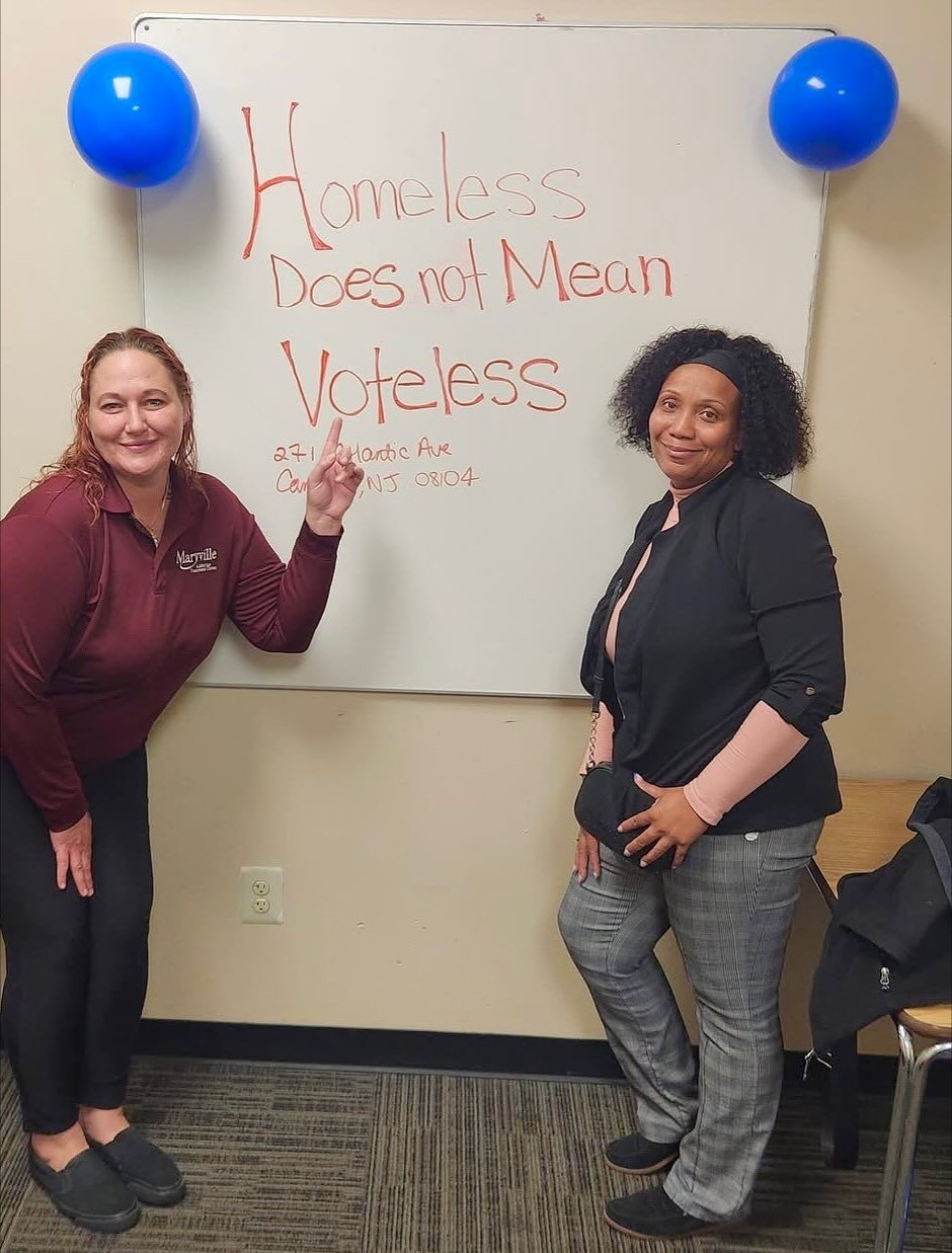 There are a lot of misconceptions when it comes to voting. For instance, #homelessisnotvoteless . And thanks to Celeste Robinson of Volunteers of America Delaware Valley&rsquo;s Aletha Wright &ldquo;Vision of Hope&rdquo; Center, and Nichole Phillips 