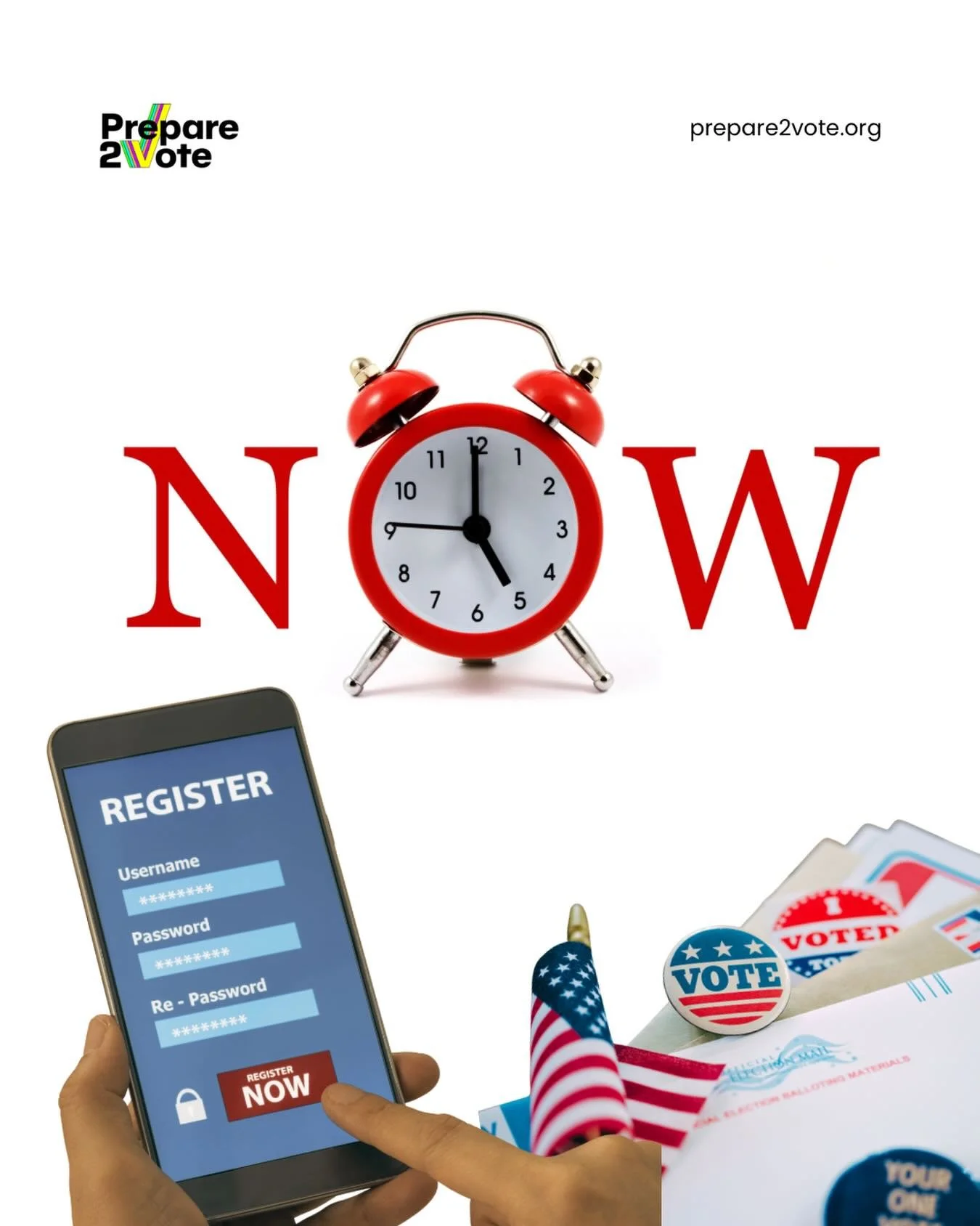 Is it just us, or do you want something so much more when you&rsquo;re told you can&rsquo;t have it? 

Don&rsquo;t let that happen with your vote. Register now. Hold your vote tight. It&rsquo;s likely never been more sacred.

&ldquo;The vote is preci