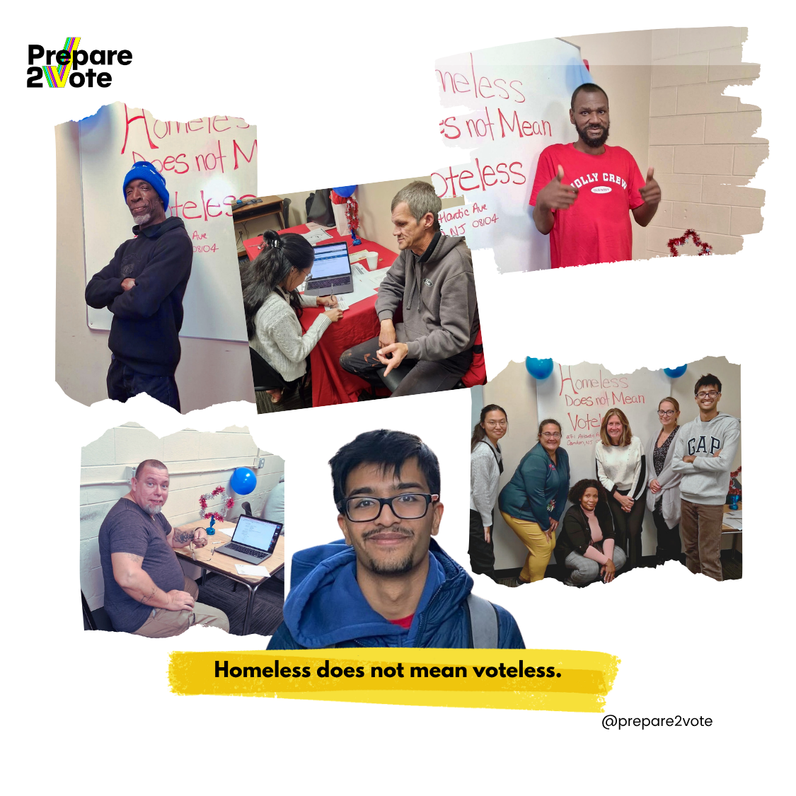 Breaking barriers and misconceptions - Homelessness in New Jersey does not mean voteless.