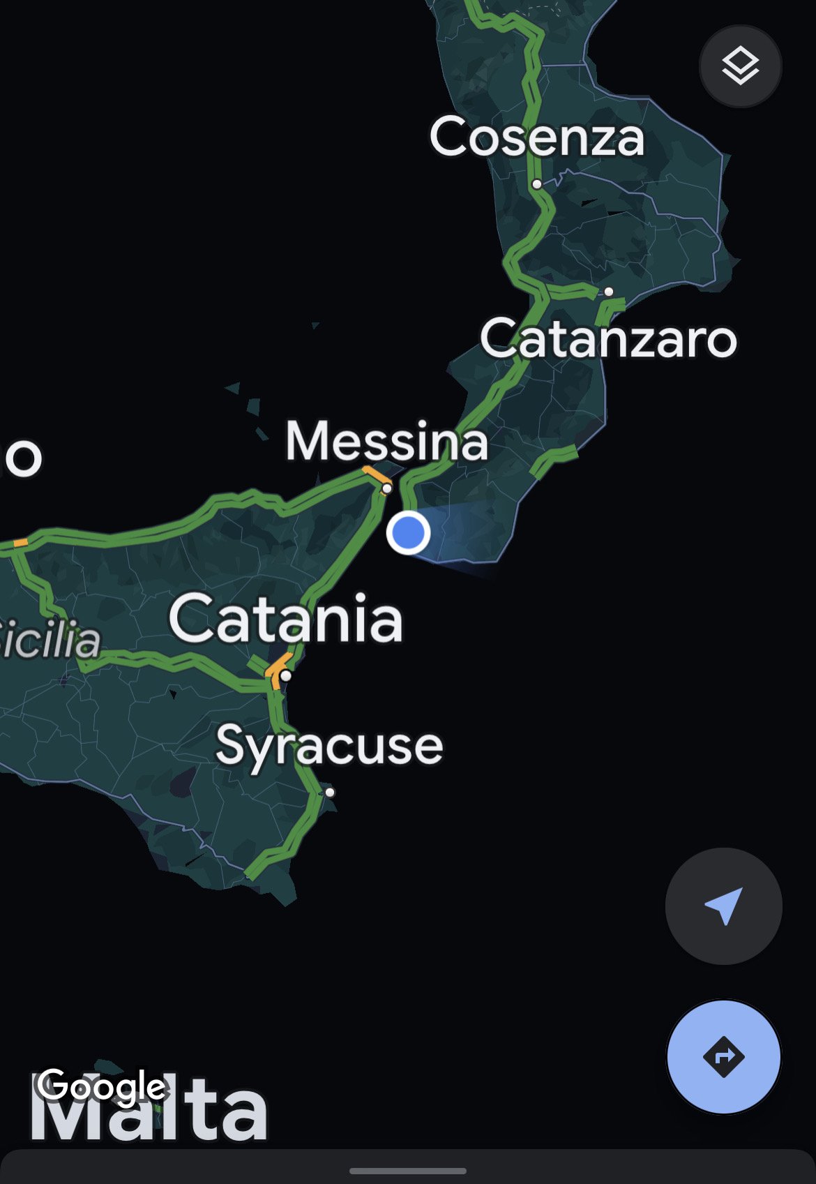 S1.23 - Southern Italy and the Strait of Messina