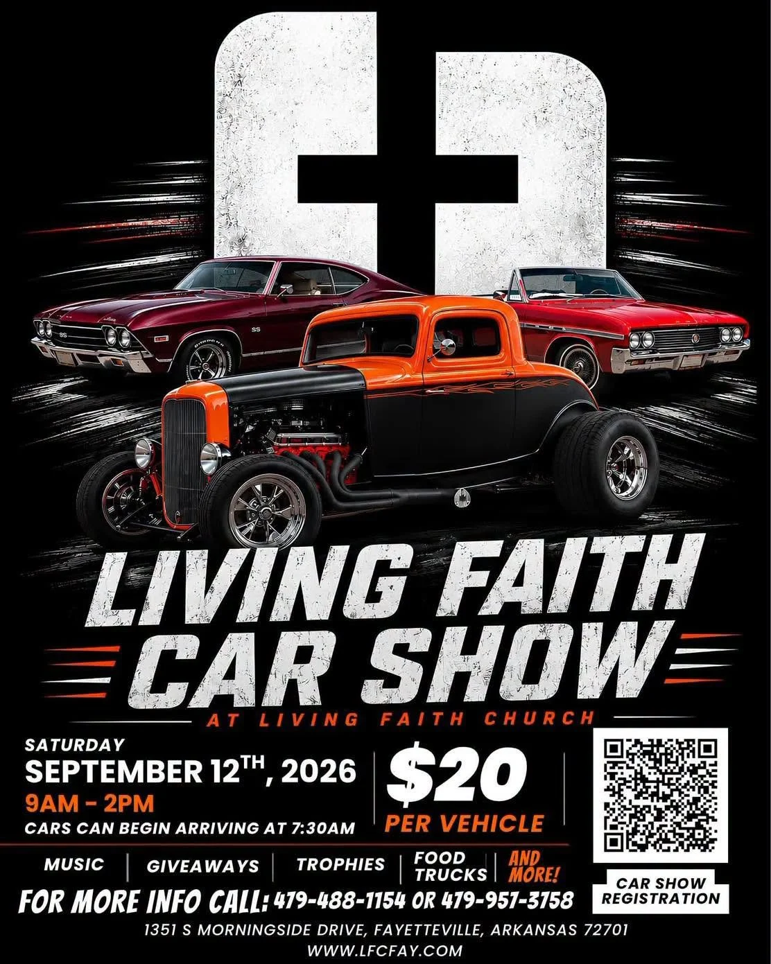 Living Faith Church Car Show