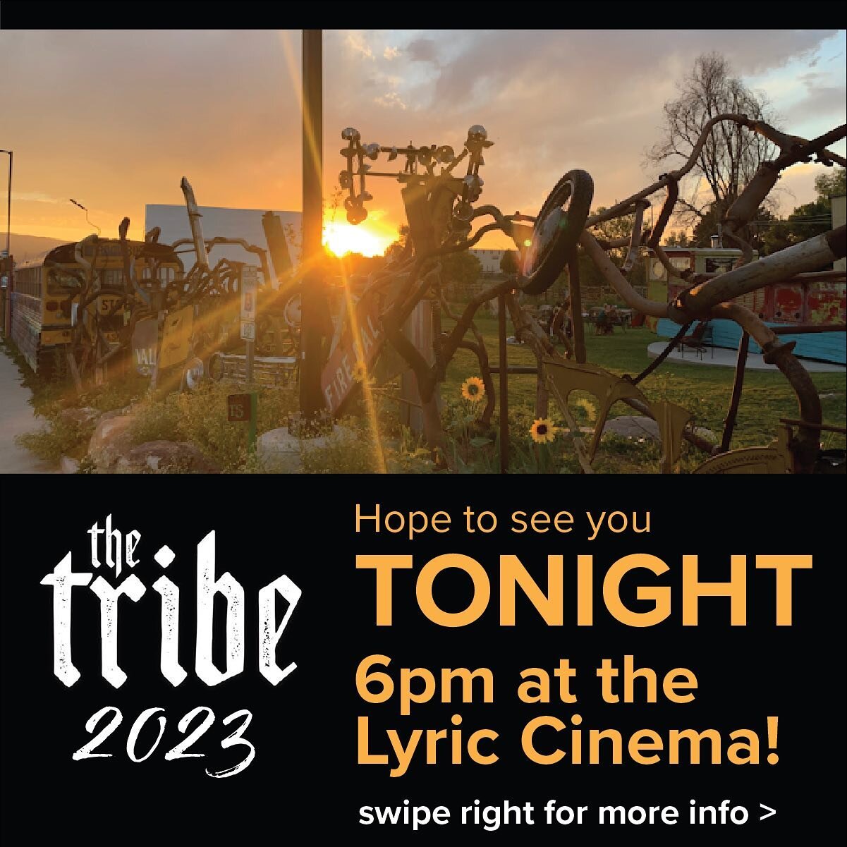Tonight&rsquo;s the night!!! Hope to see you at 6pm at the Lyric Cinema Cafe!! Please read policies and parking suggestions. Biking encouraged! Whose excited to hang?! Drop a comment if you are psyched!