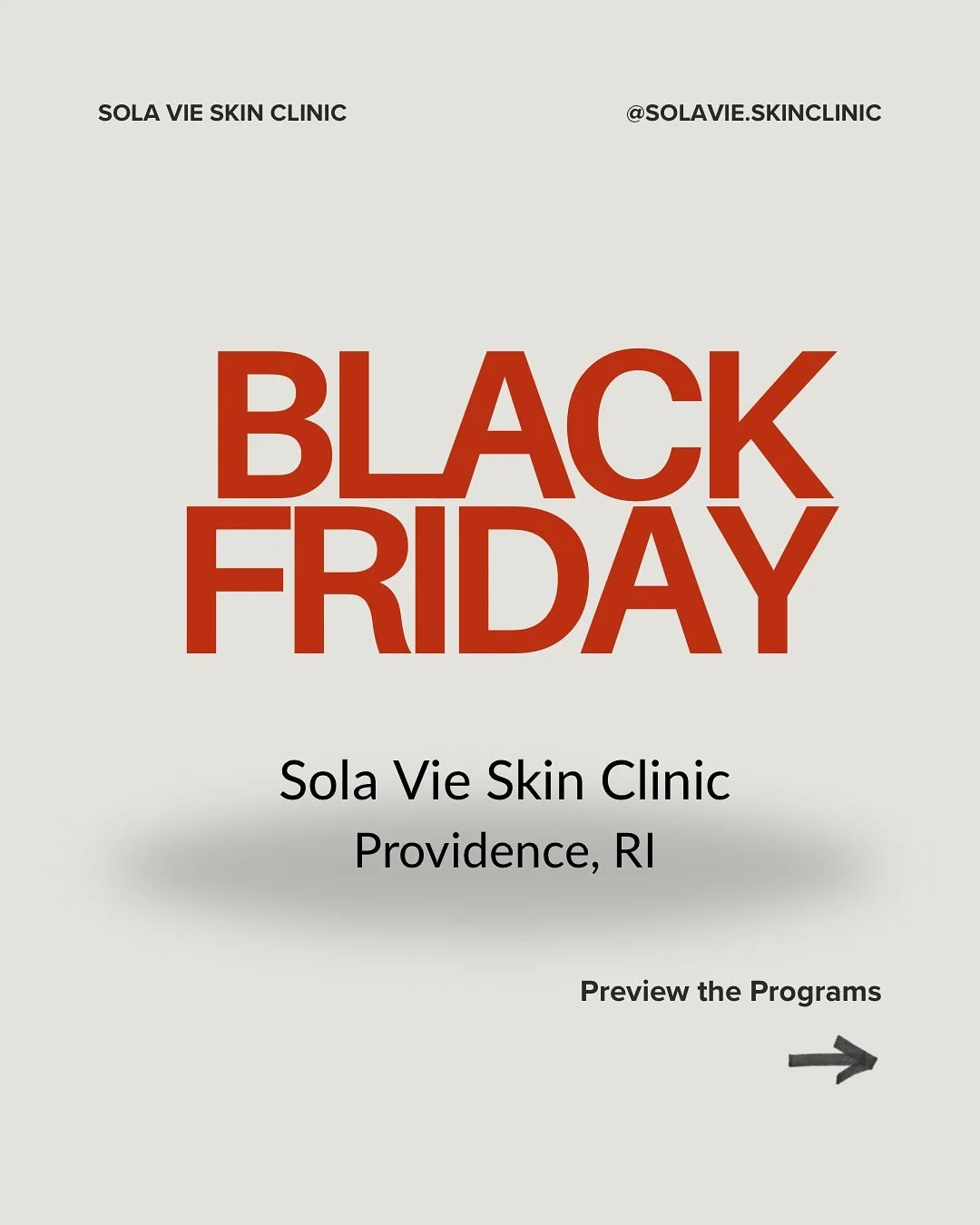 BLACK FRIDAY at Sola Vie is here 🥰 

This year&rsquo;s sale is different: a preview of our 2025 shift to program-based skincare.

I created limited mini treatment packages designed around real skin goals, combining medical-grade treatments + curated