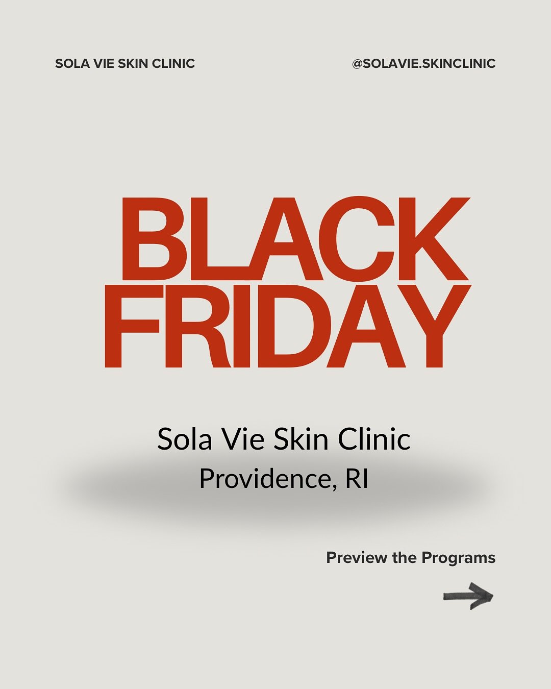BLACK FRIDAY at Sola Vie is here 🥰 

This year&rsquo;s sale is different: a preview of our 2025 shift to program-based skincare.

I created limited mini treatment packages designed around real skin goals, combining medical-grade treatments + curated