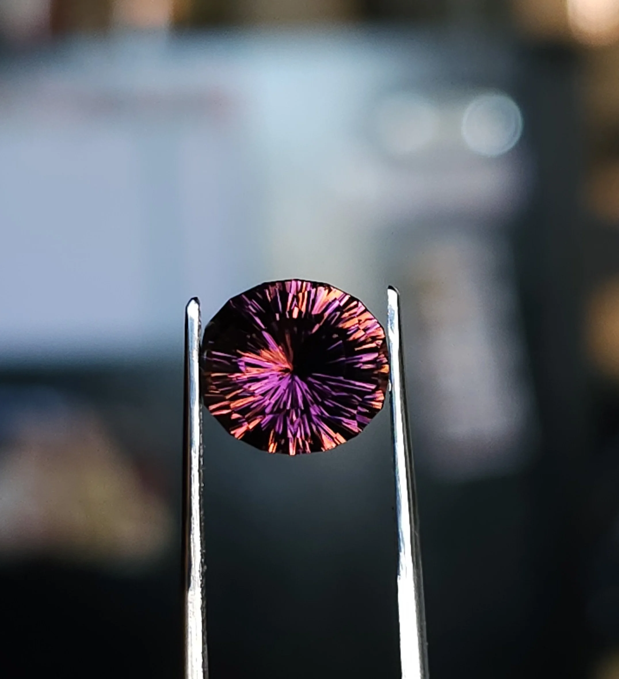 4.44ct Concave Color Change Tourmaline
