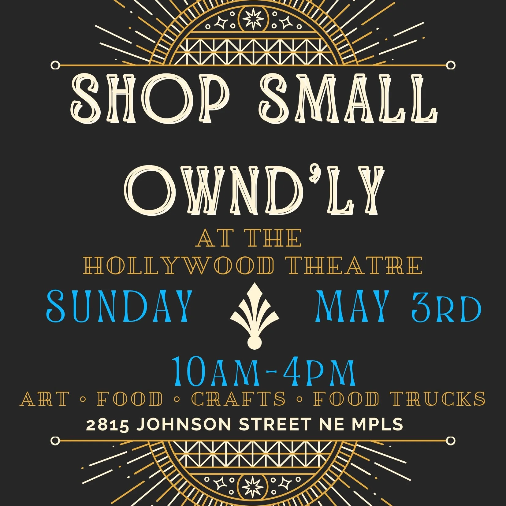 Shop Small Ownd'ly at the Hollywood Theater