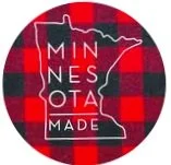 Map of Minnesota with the text "Minnesota Made" overlaid.