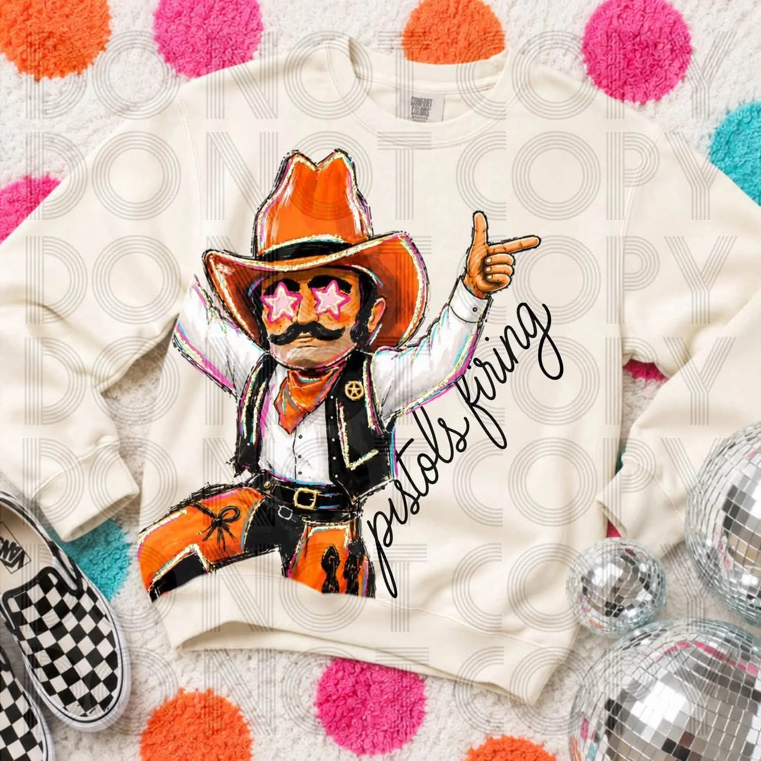 Retro R O C K I N' | Oklahoma Cowboys Pistols Firing