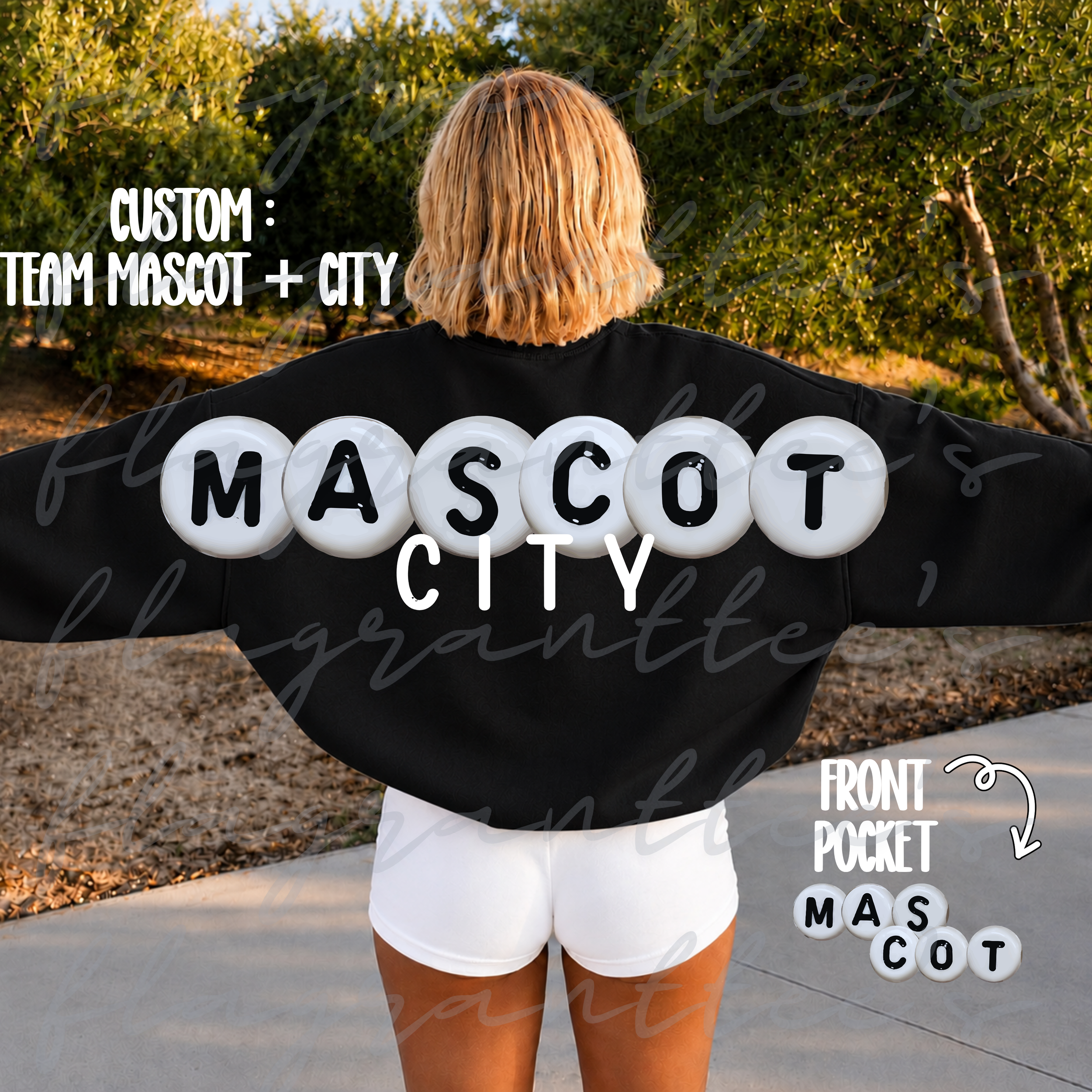 C U S T O M | MASCOT + CITY | LETTER BEAD