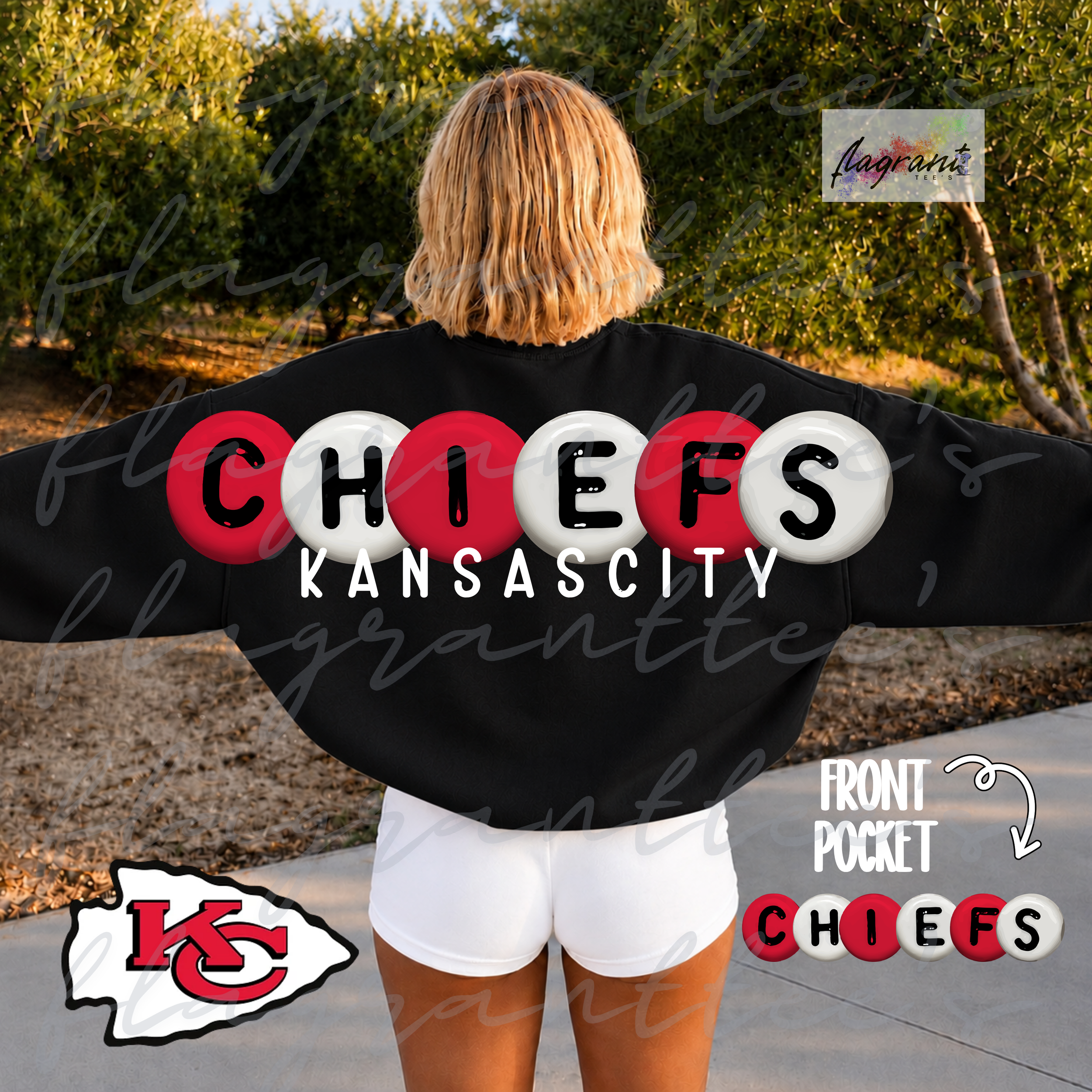 C H I E F S | KANSAS CITY | LETTER BEAD