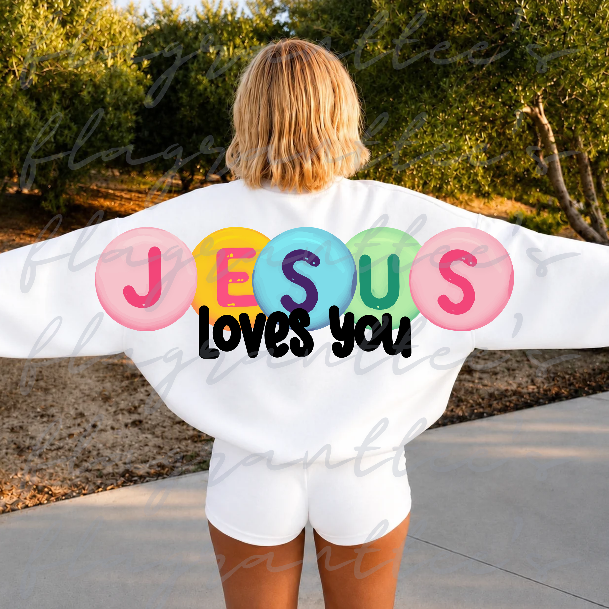 J E S U S LOVES YOU | LETTER BEAD