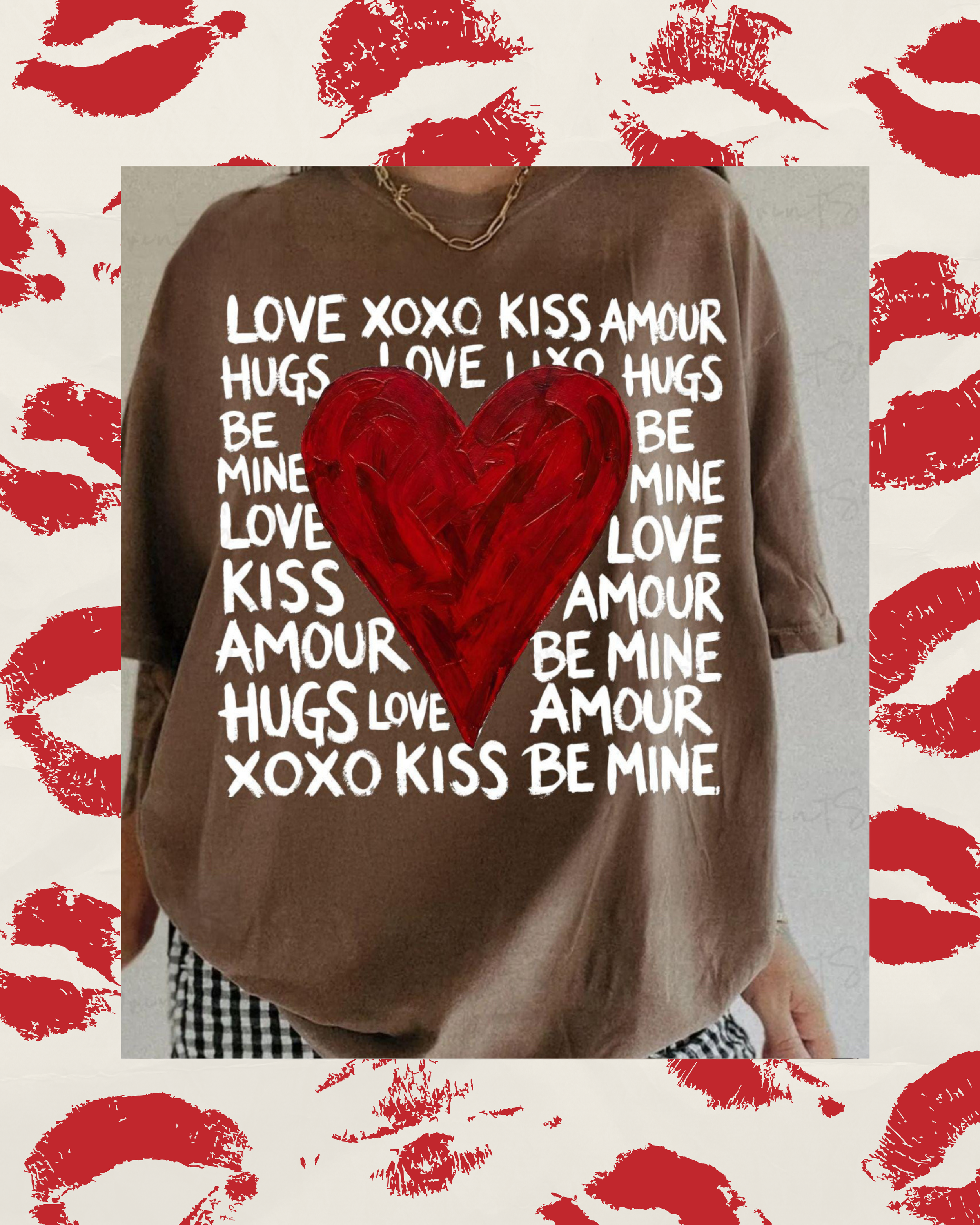 Retro | Love | XOXO | Amour