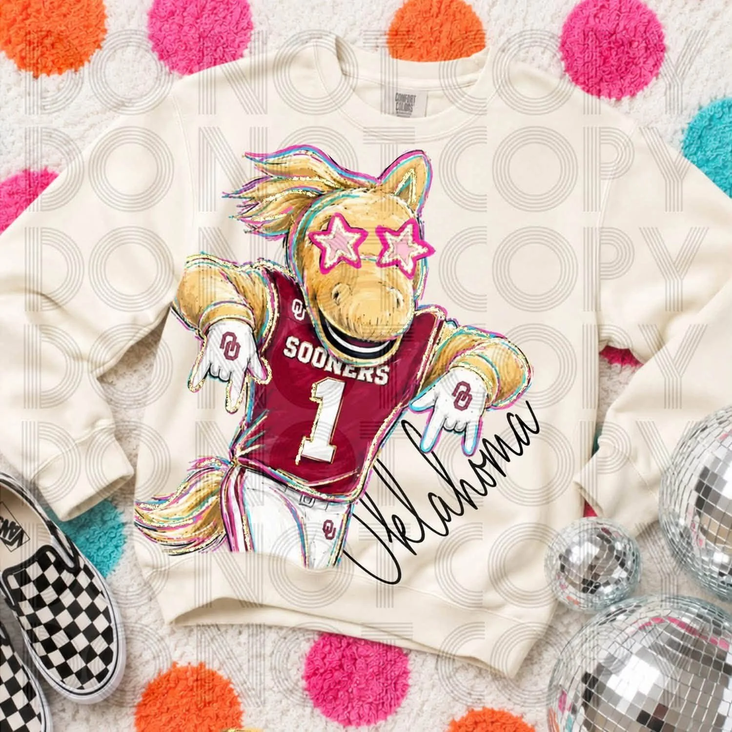 Retro R O C K I N' | Oklahoma Horns Down