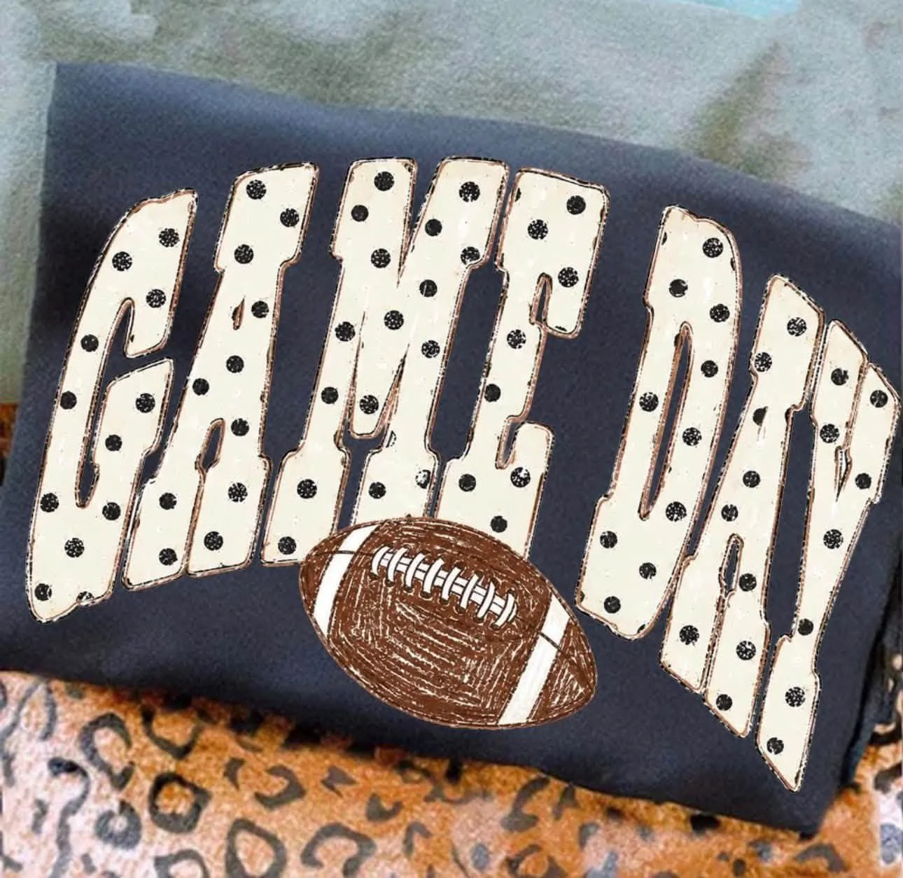 GAME DAY | JERSEY FONT | POLKA DOTS