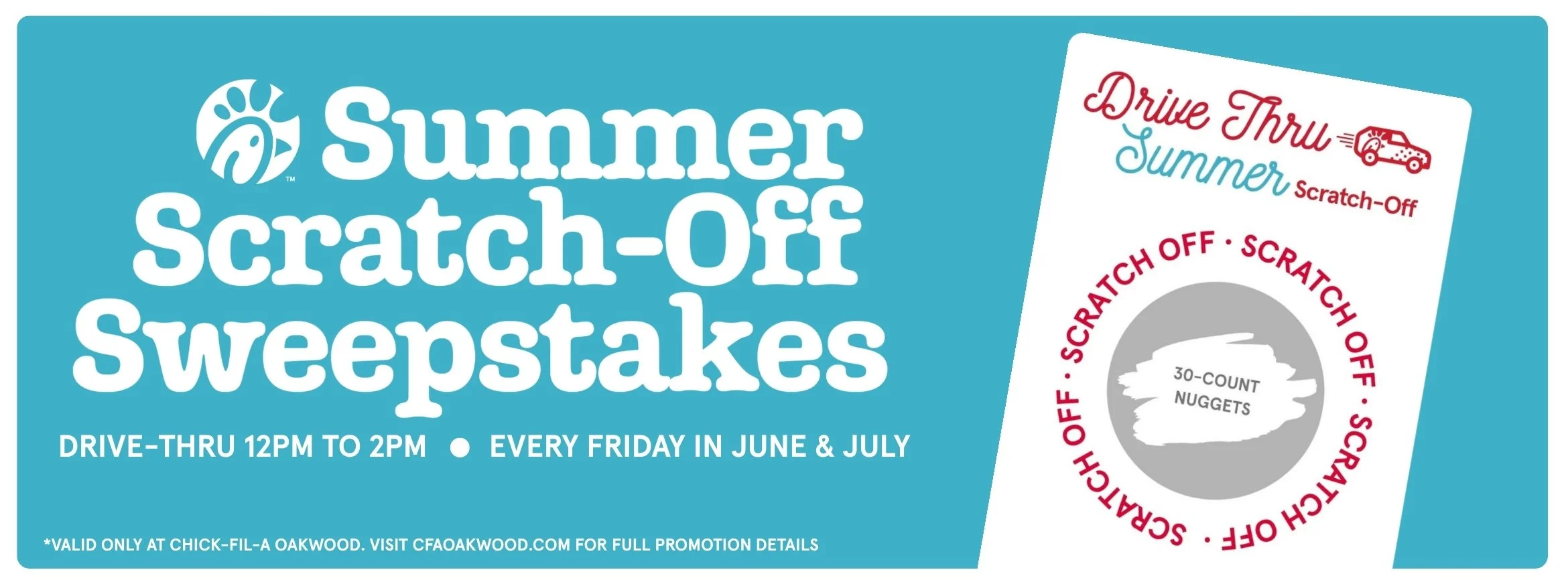 Summer Scratch-Off Sweepstakes