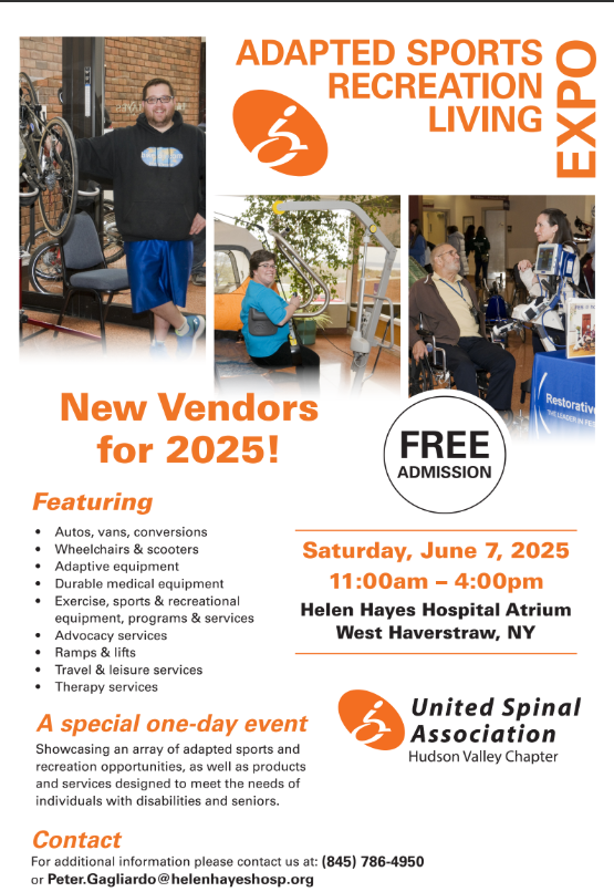 Upcoming: Meet Us @ Helen Hayes Adapted Sports Recreation and Living Expo
