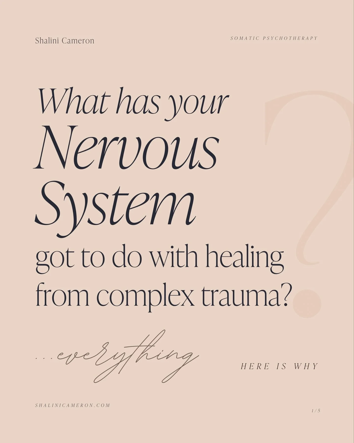 The nervous system sits at the heart of complex trauma healing. Over here we are building out what real recovery takes, from coping,surviving to thriving takes .

You deserve a life that&rsquo;s more than what you landed with 💛💌💫