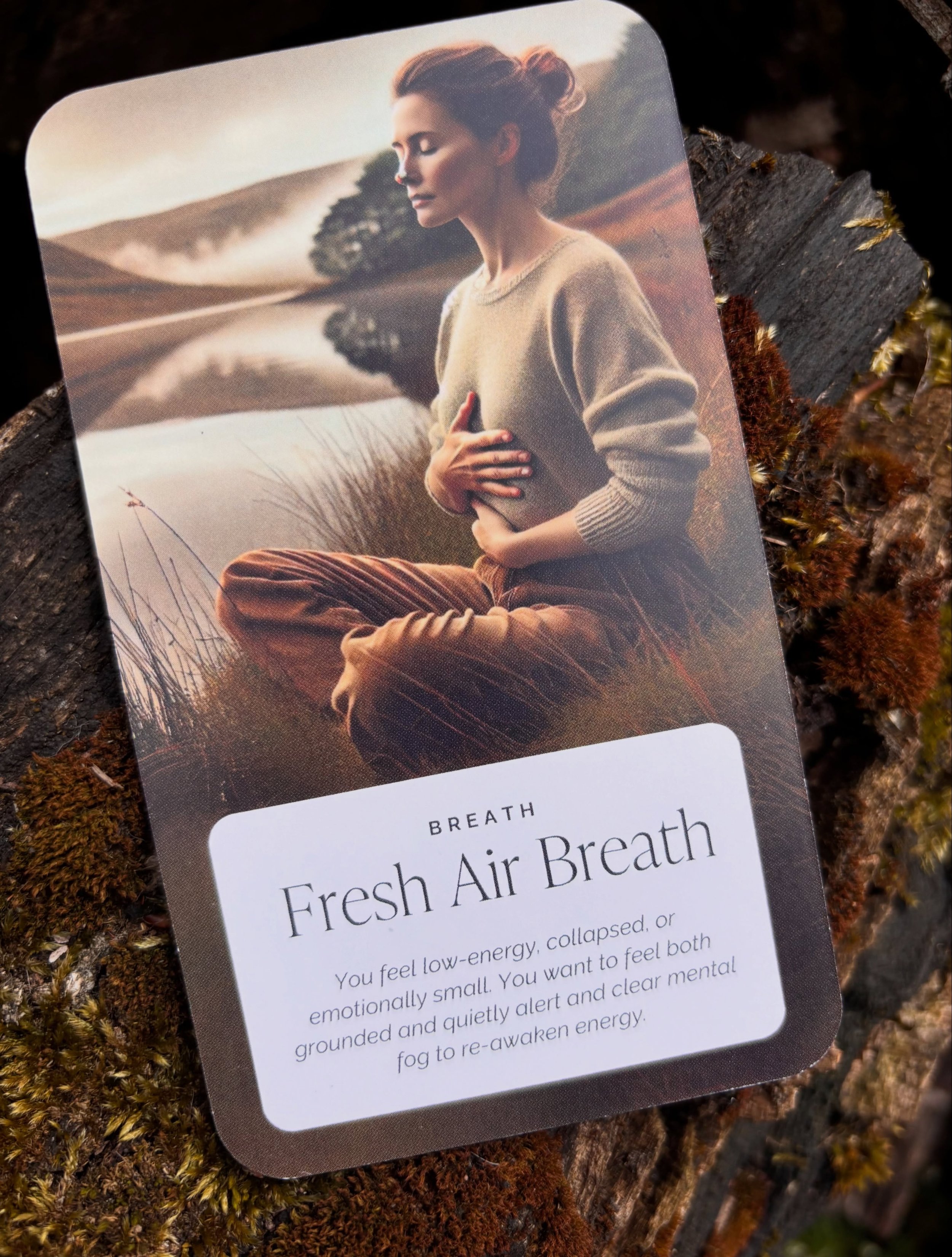 🌿 This week&rsquo;s Somatic Card of the Week has been Fresh Air Breath.

When the nervous system has spent a long time conserving resources, clients can feel a disconnection from life around them. Their body feels heavy and everything around them ta