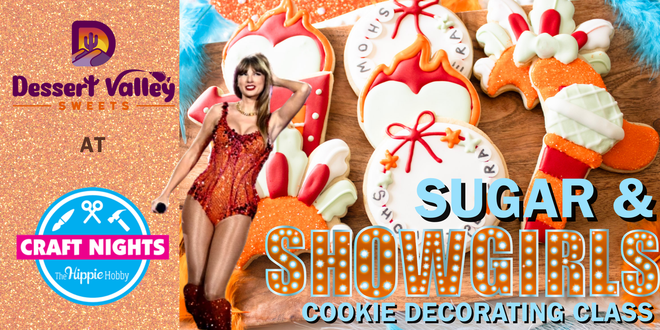 Sugar & Showgirls Cookie Decorating Class