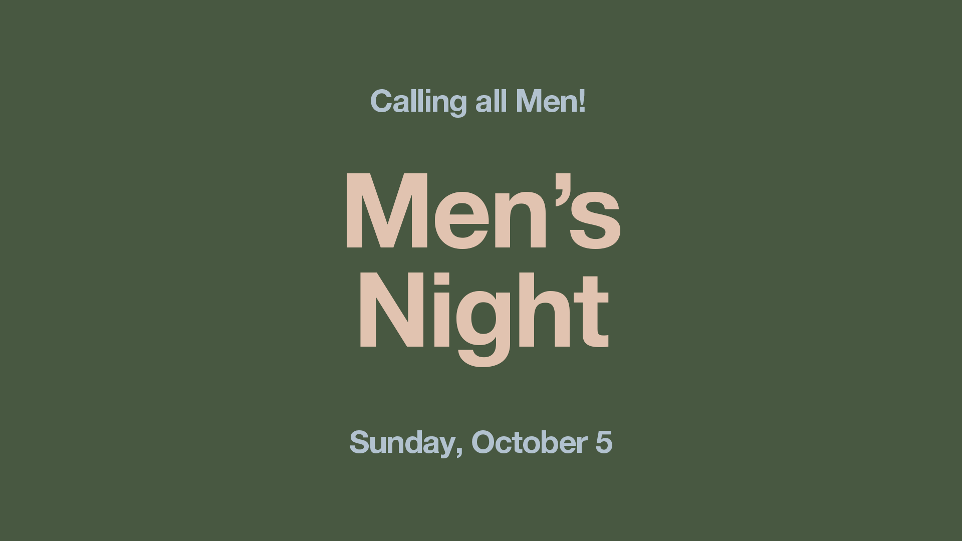 Men's Night