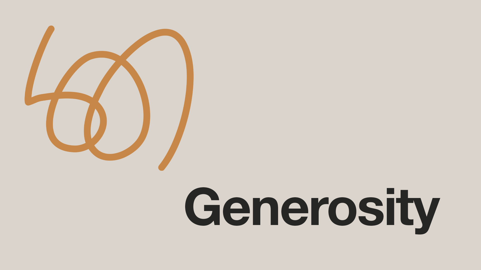 November Series: Generosity