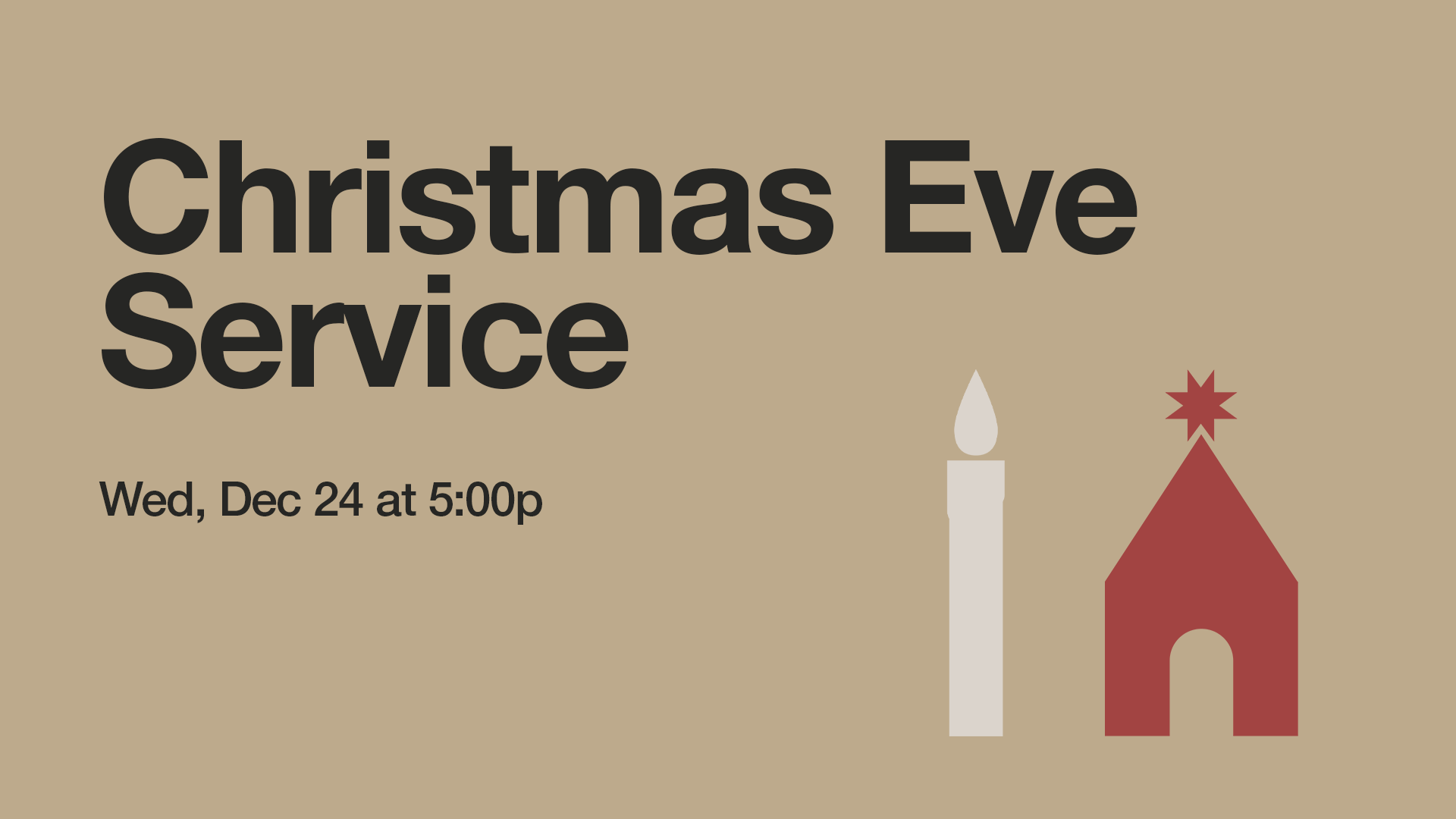 Christmas Eve Candlelight Service