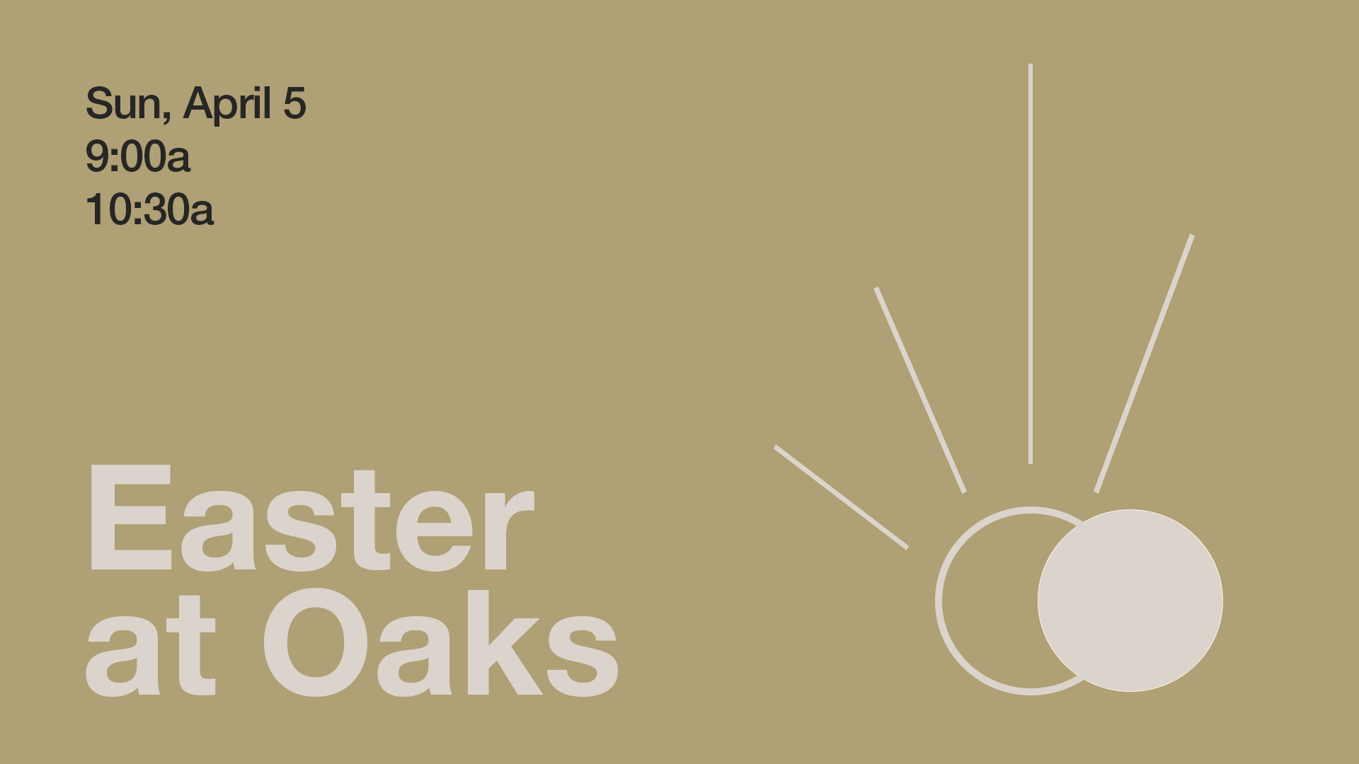 Easter at Oaks 