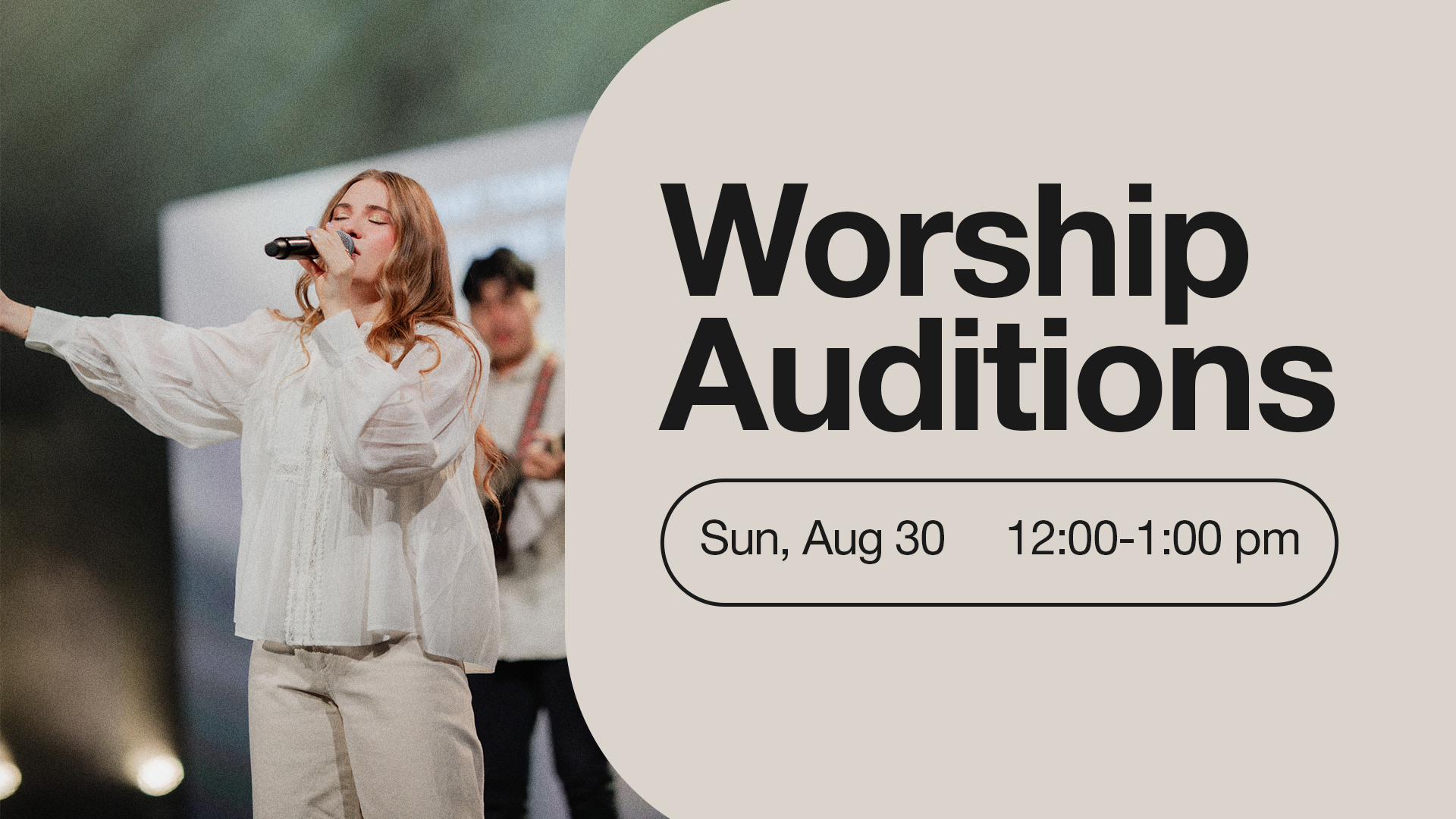 Worship Auditions