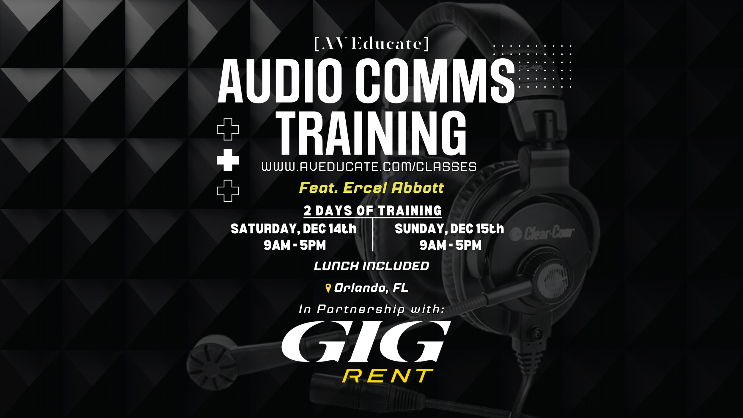 Audio Comms Training