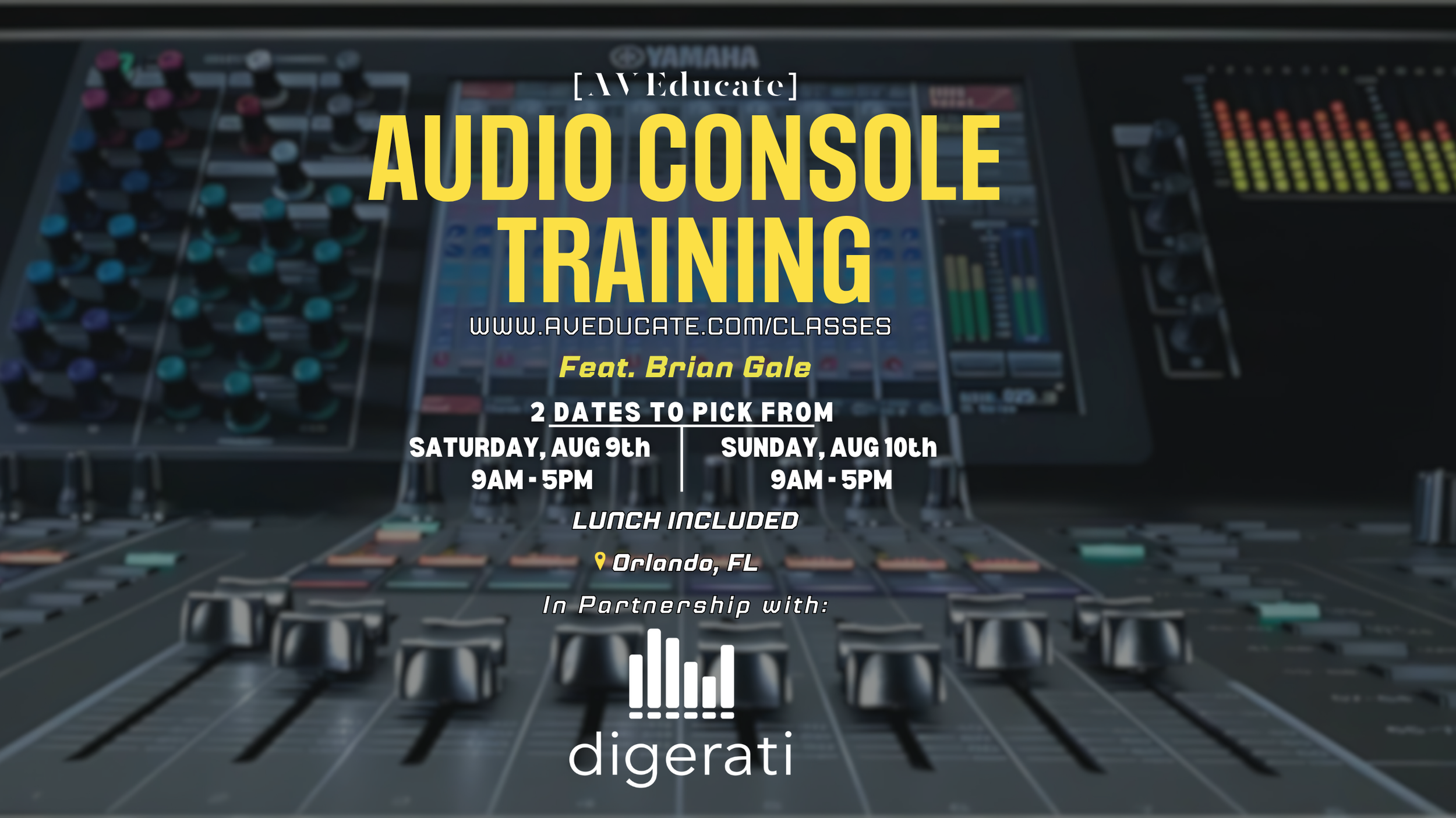 Audio Console Training — [ AV Educate ]