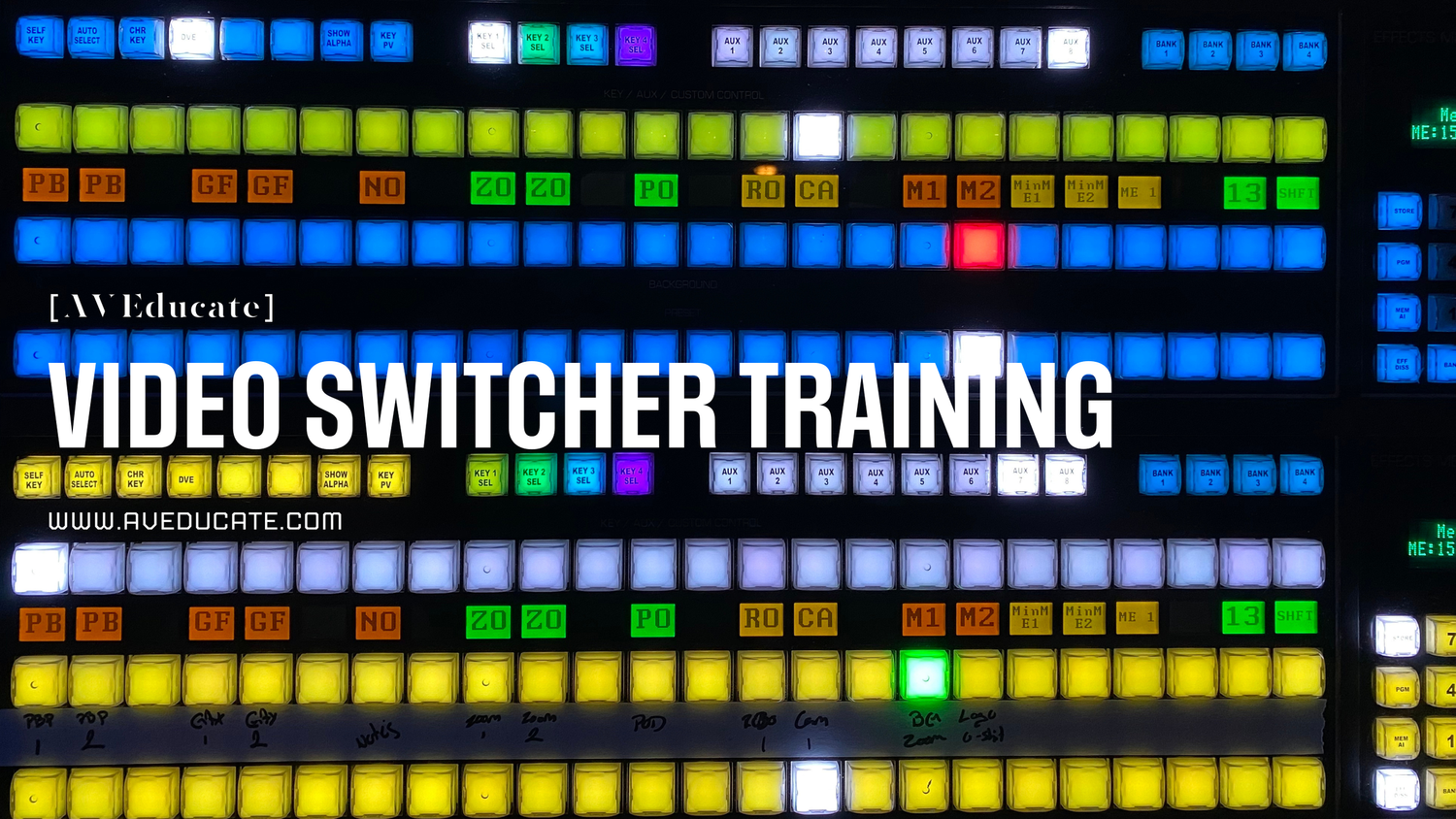 Video Switcher Training at AV Educate