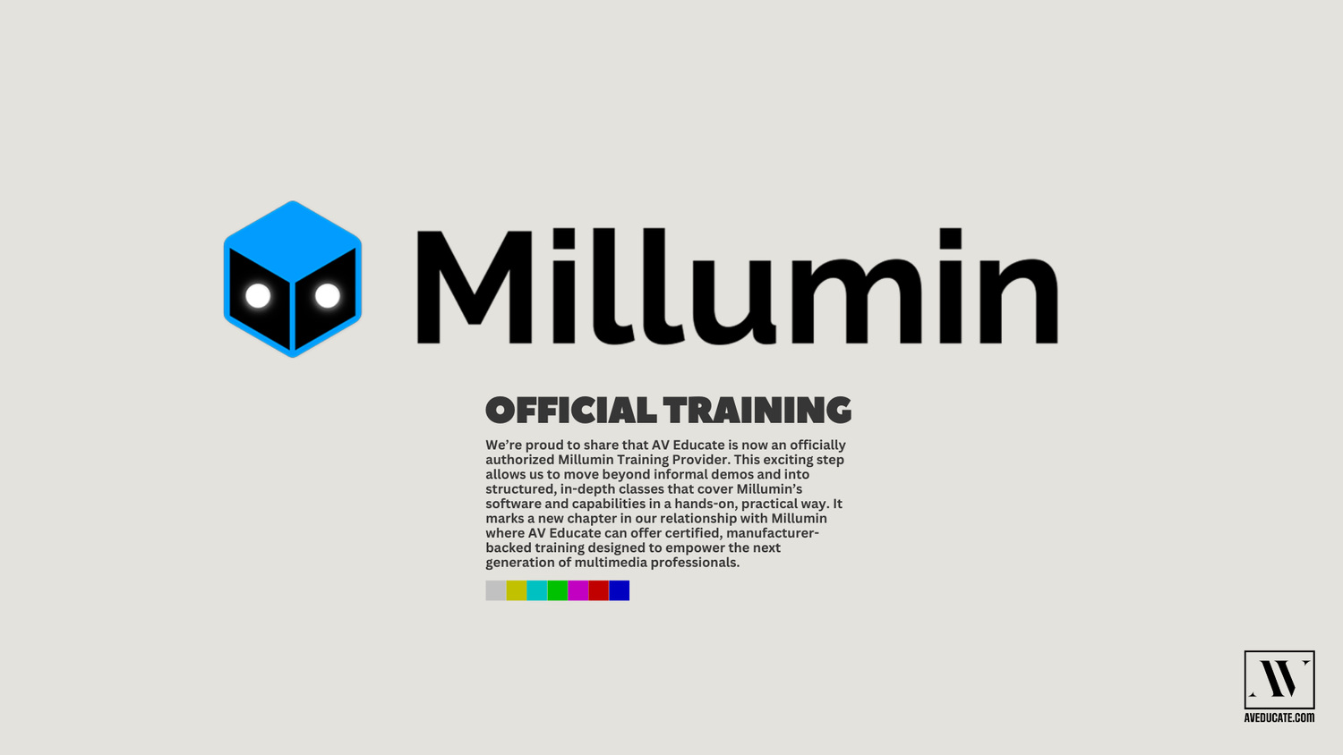 Millumin: Official Partnership Announcement — [ AV Educate ]