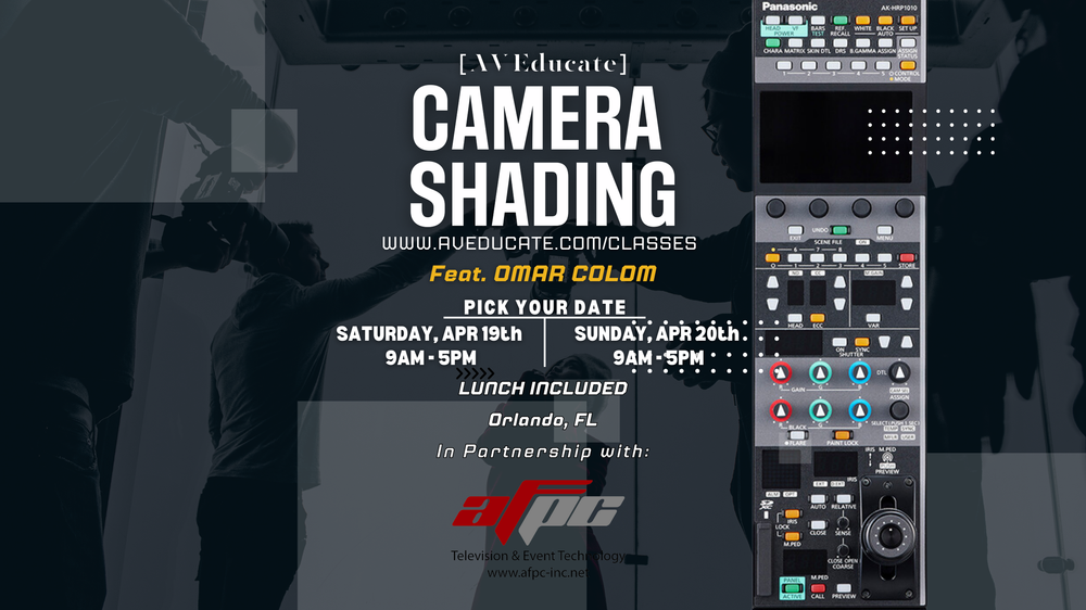 Camera Shader Training — [ AV Educate ]