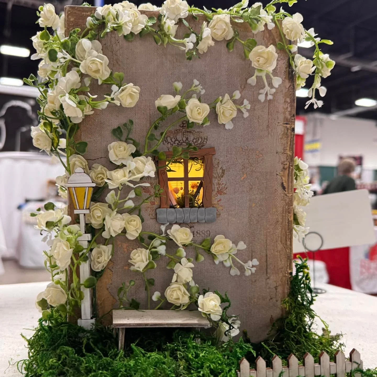 This weekend when I sit for a few, this is my view. I find myself imagining what it would be like to see a fairy flutter by the window. On her way to her well-stocked pantry for a lil snack or grabbing a book to curl up in her cozy chair. I realized 