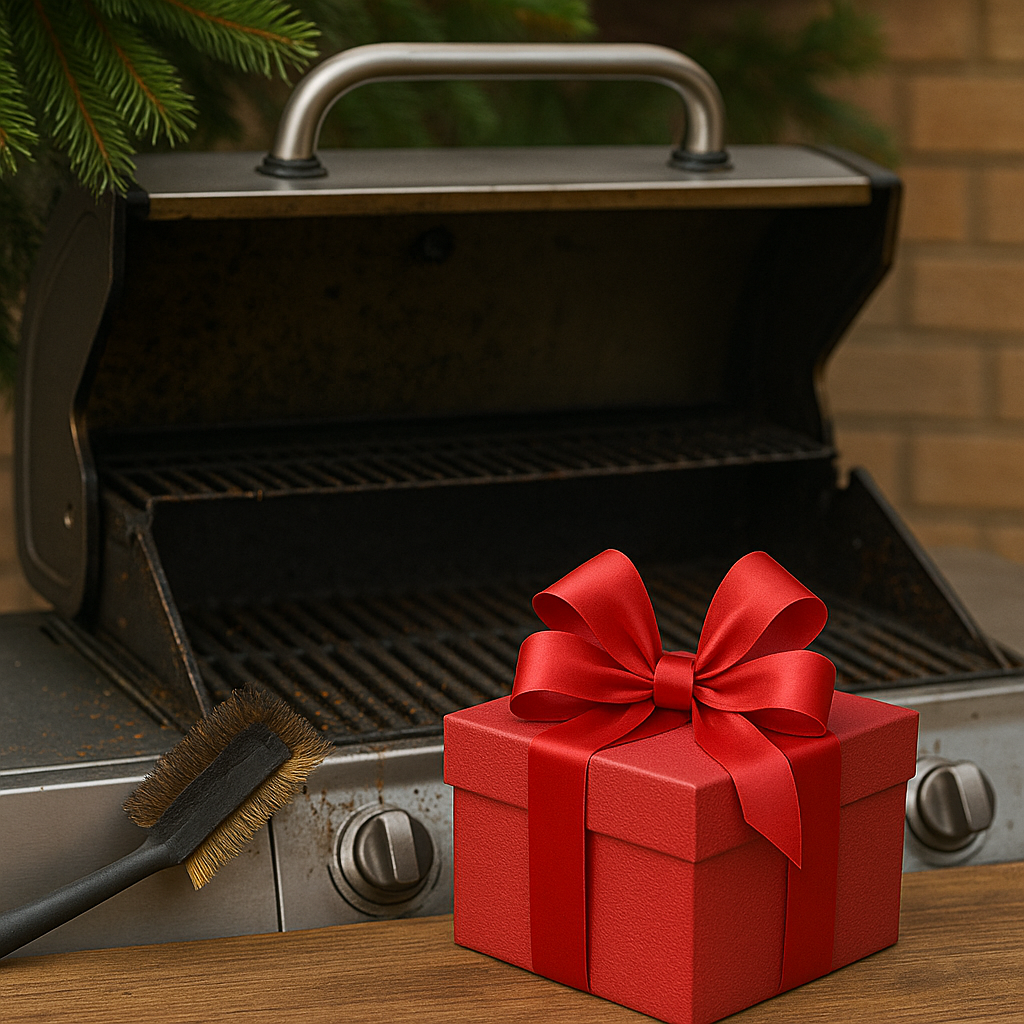 The Gift of Grill Cleaning: The Way-Too-Early Holiday Gift Idea for Your Husband, Dad, or Grandpa in Omaha