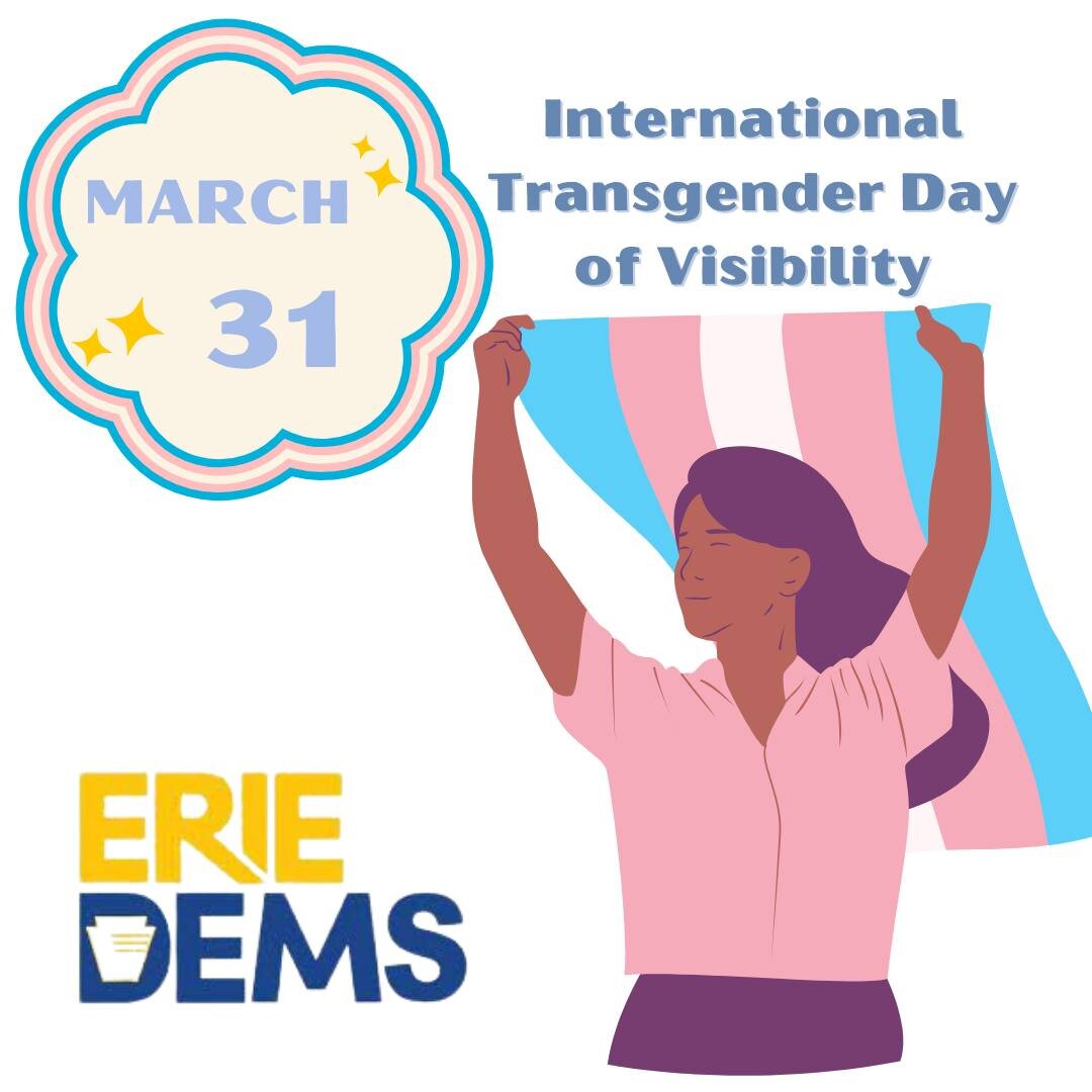 🏳️&zwj;⚧️March 31st is International Transgender Day of Visibility🏳️&zwj;⚧️

On this day and every day, we celebrate the resilience, strength, and beauty of transgender and nonbinary individuals around the world. Your visibility matters, your stori