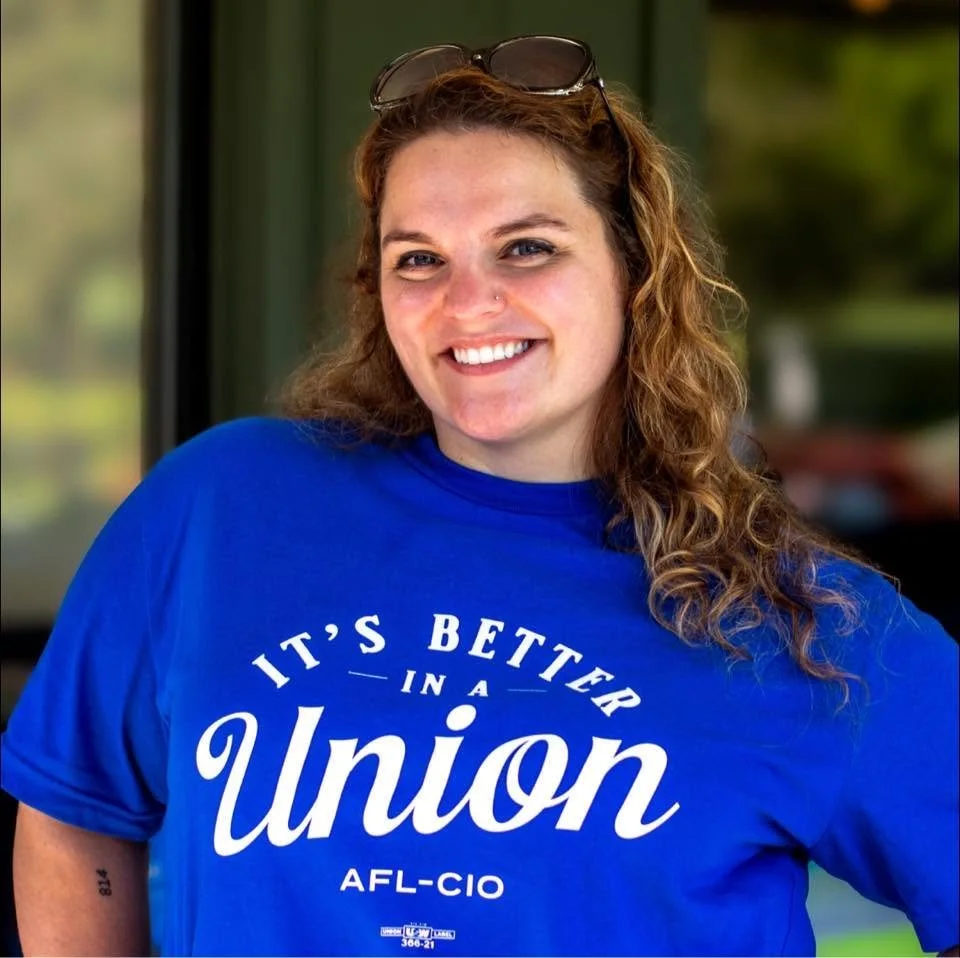 Photo of Chelcie Alcorn in blue shirt