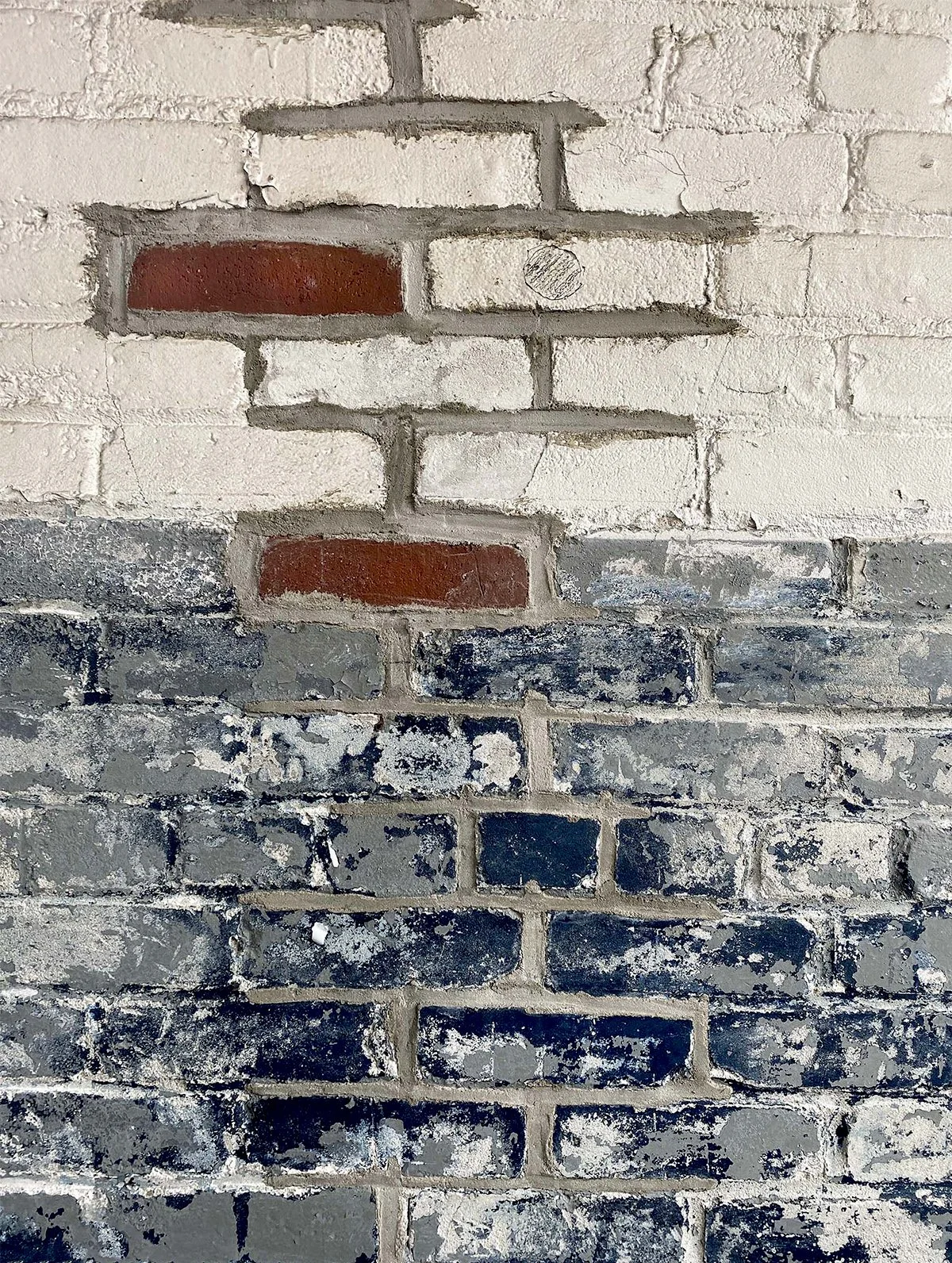 Abstract in Brick 1, 2025, 8" x 10"