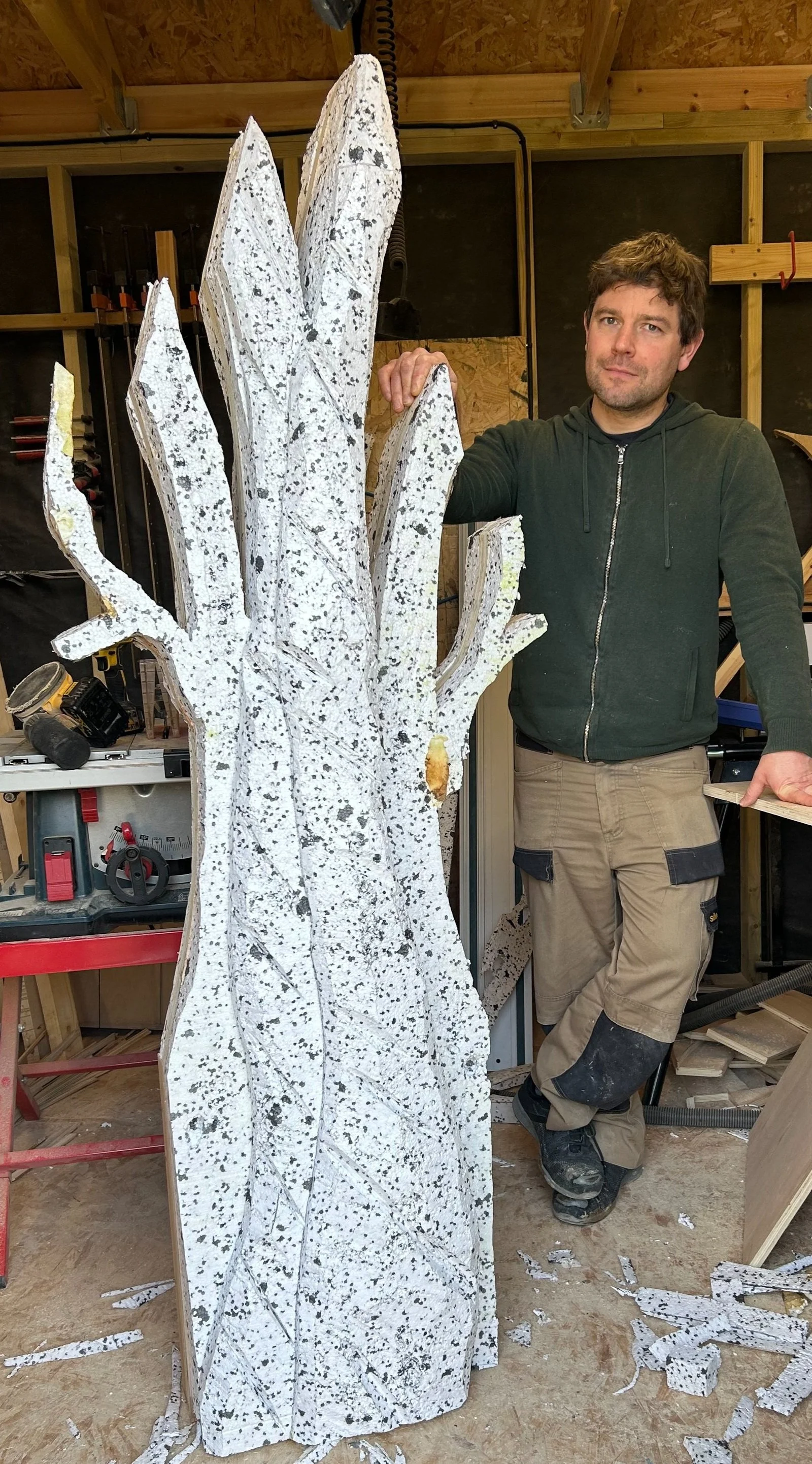 Polycarving done - ready for finishing