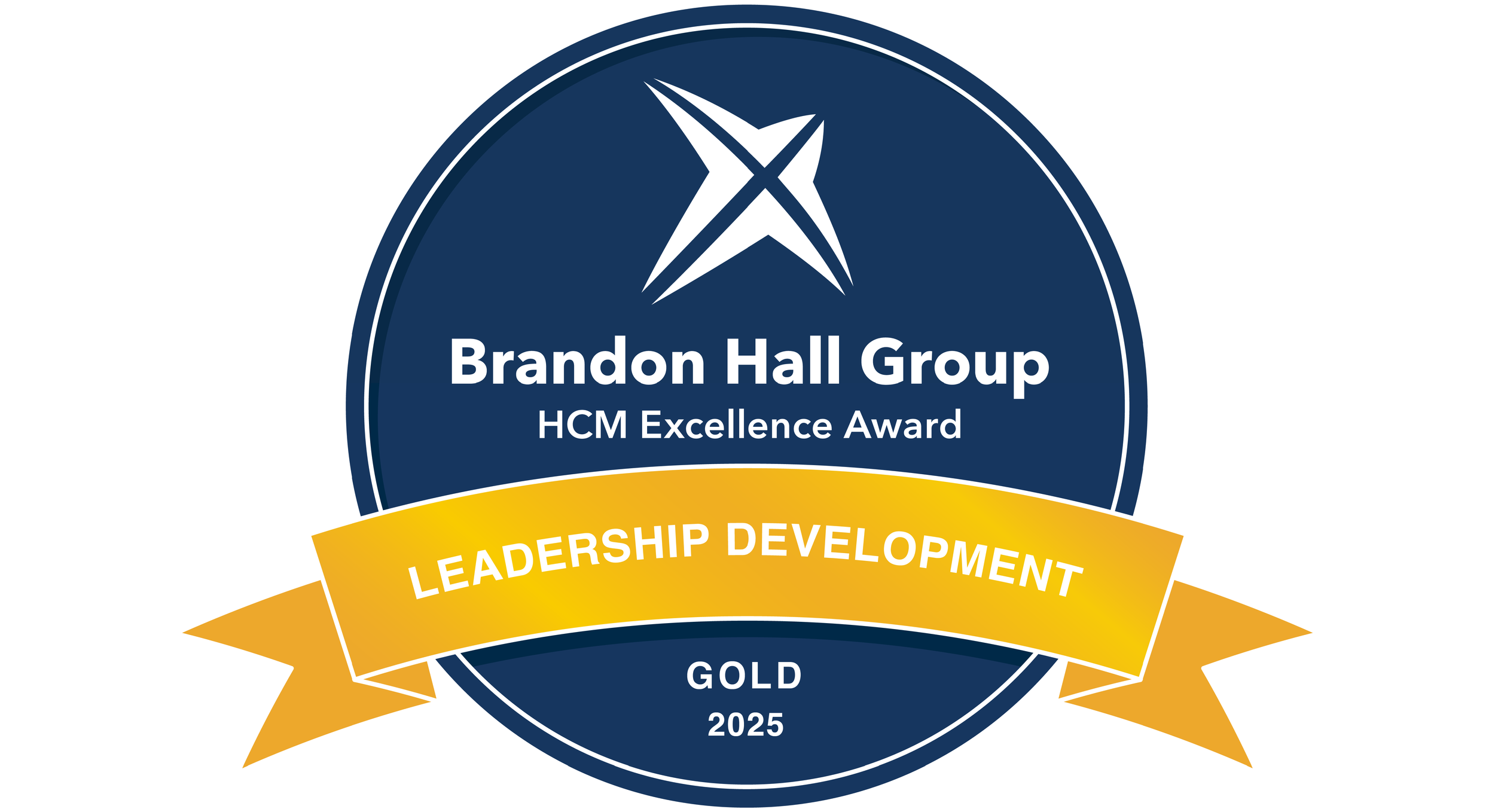 Brandon Hall Leadership Development award 2025 seal