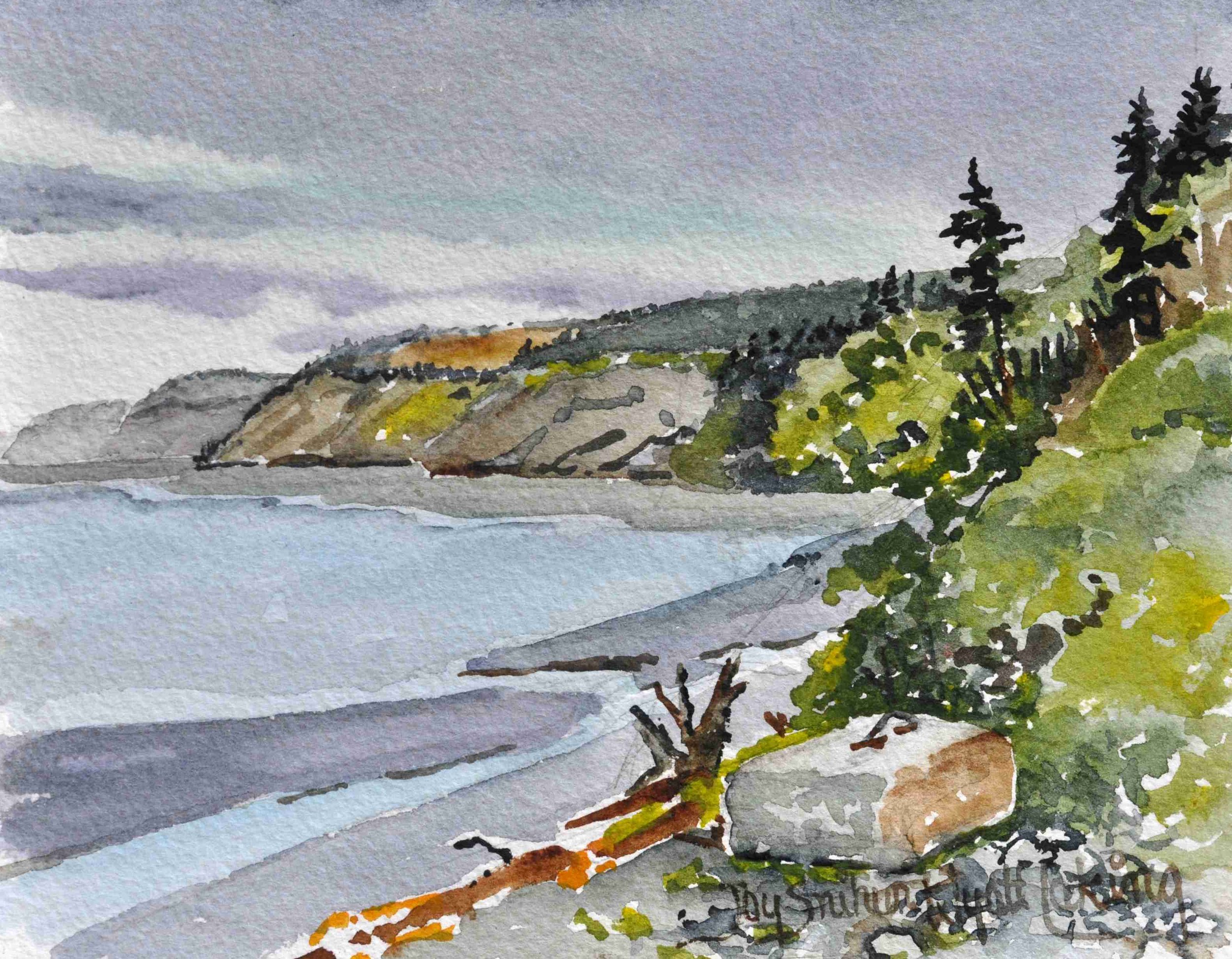 View from Cochrane Road (Sketch)
watercolour, 14 x 19
$ 450