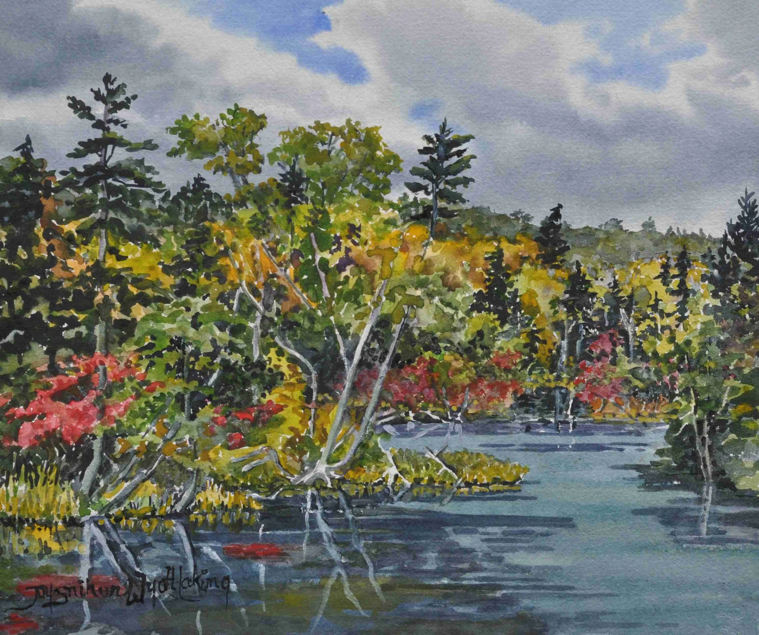 Autumn in Cape Breton
Watercolour, 25 x 36
$900