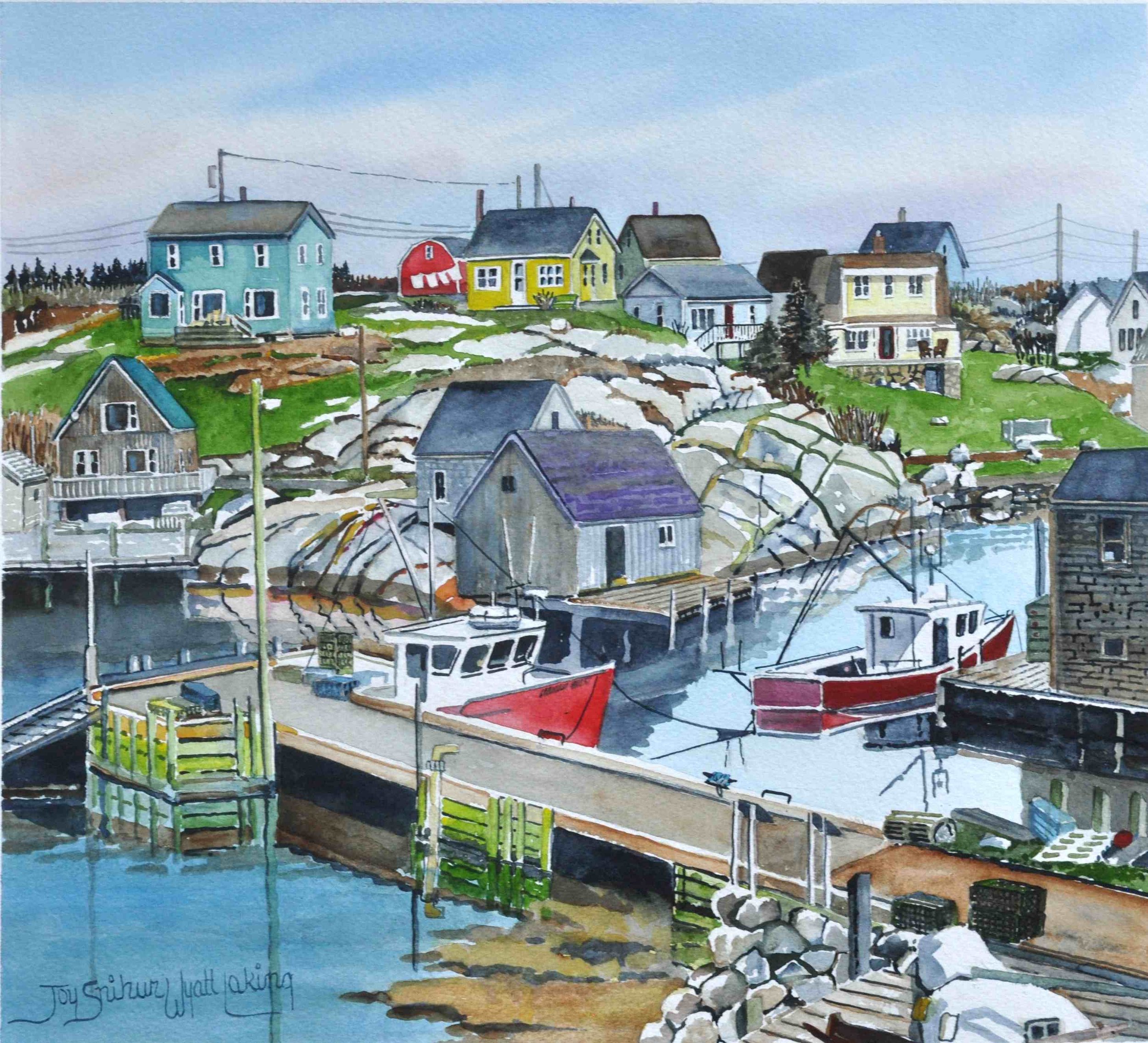 Peggy's Cove
Watercolour, 33 x 37
$1,500