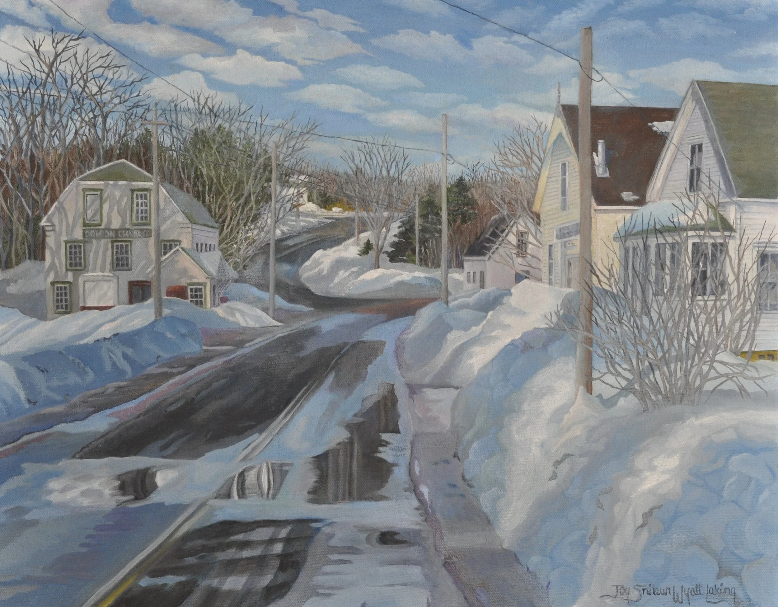 Winter, Bass River
oil, 51 x 41
$ 3,200