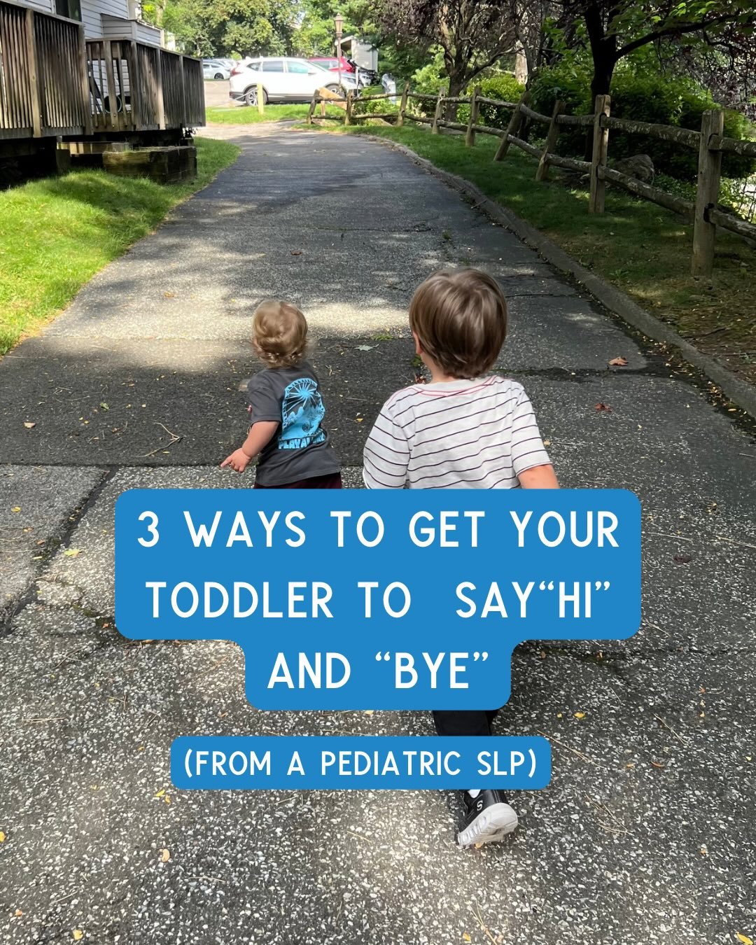 Teaching &ldquo;hi&rdquo; and &ldquo;bye&rdquo; (or any word for that matter) doesn&rsquo;t need to be forced or drilled.

It just needs to be modeled inside the routines you&rsquo;re already doing... but this time with intention.

✅ Be animated.
✅ T