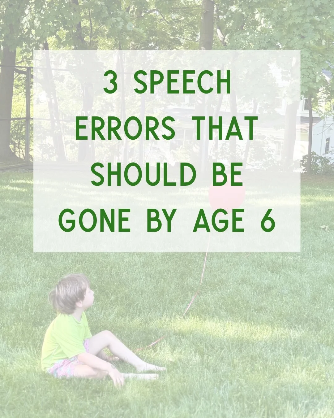 Nobody handed you a checklist when your kid turned 5, so here it is:

3 speech errors that should be gone by age 6, and what it means if they&rsquo;re not.

The answer isn&rsquo;t panic. It&rsquo;s information. And now you have it.

Save this and pas