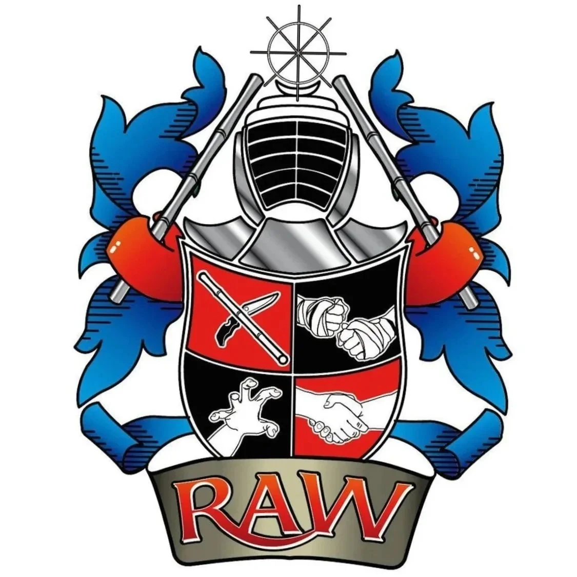 Raw Combatives logo representing practical self defence and combatives training for adults in Rowville.