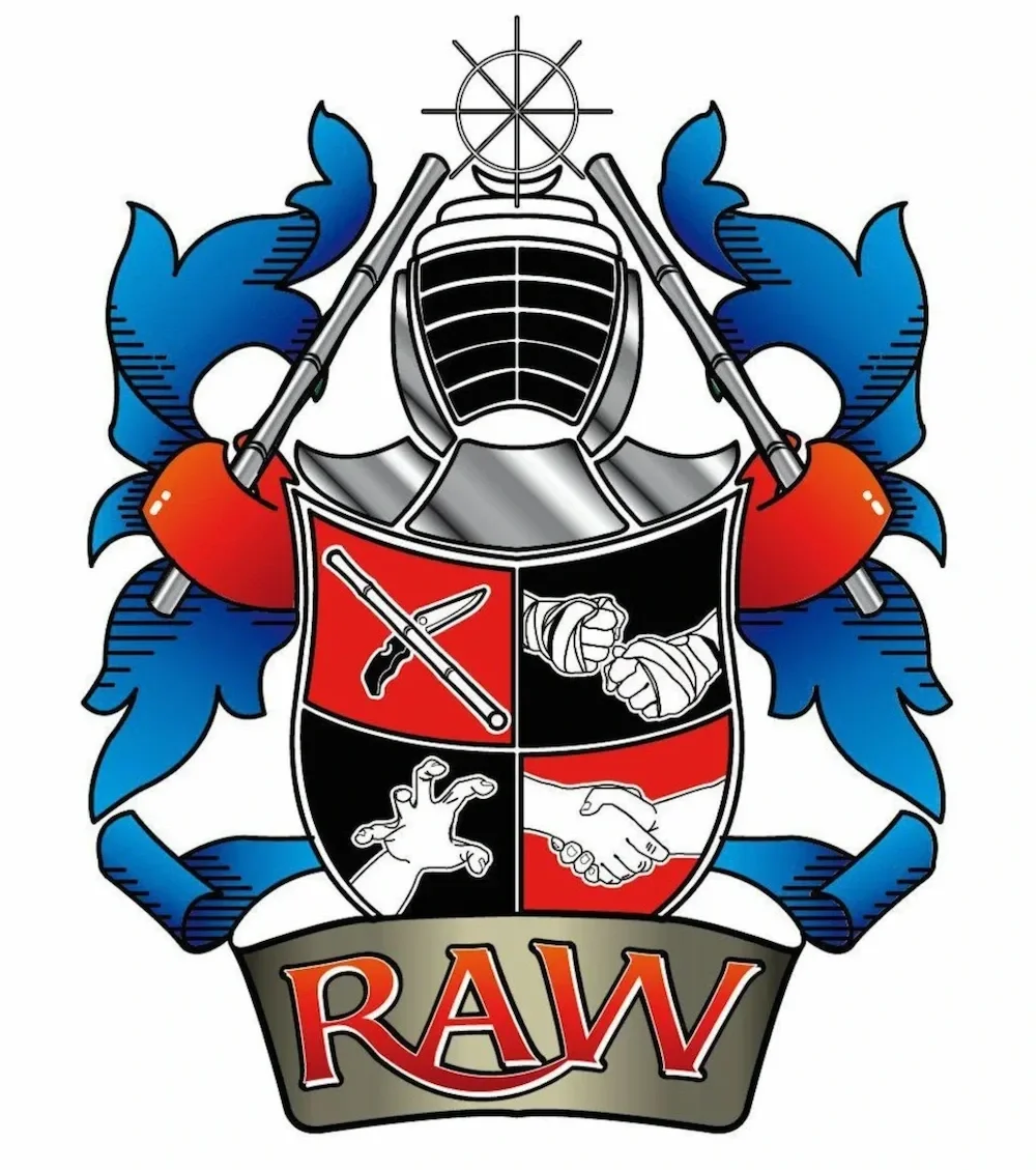 Raw Combatives logo representing practical self defence and combatives training for adults in Rowville.